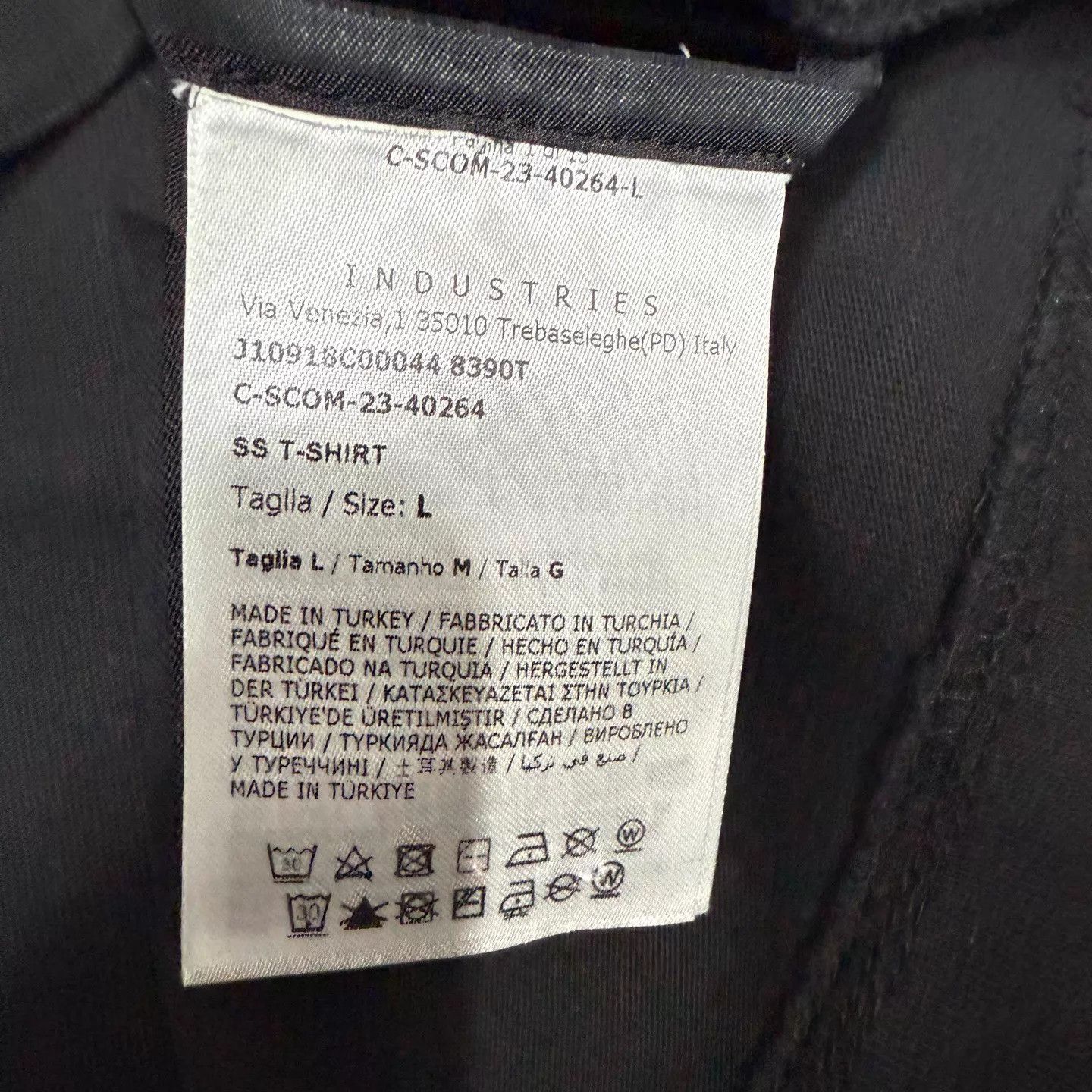 Moncler Moncler Black Arm Logo Short Sleeve L Size L / US 10 / IT 46 - 4 Thumbnail