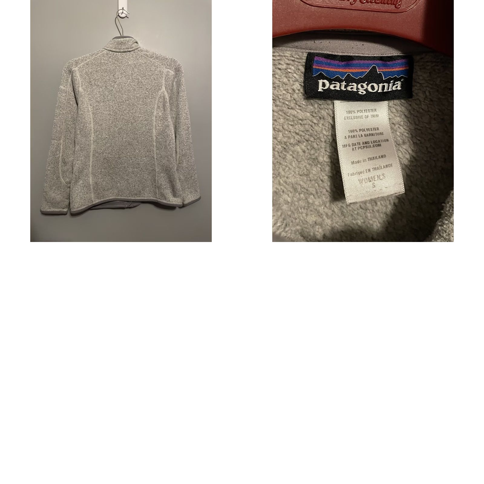 Patagonia Patagonia Womens Fleece Jacket Heather Gray Full Zip Better Sweater Jacket S Size Size S / US 4 / IT 40 - 8 Thumbnail