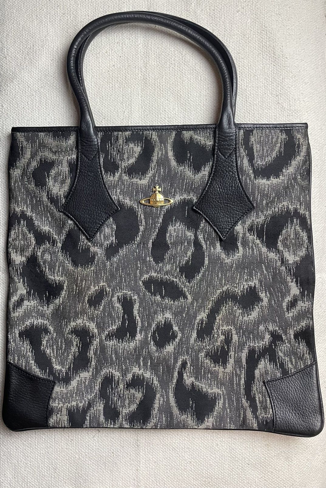 image of Vivienne Westwood Tote Bag in Leopard, Women's