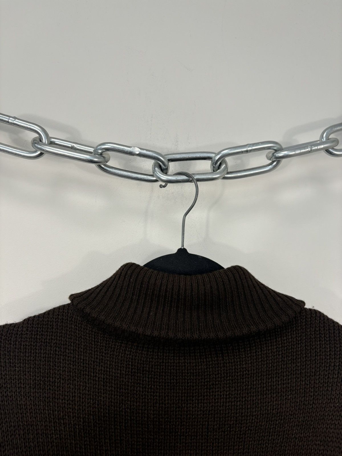 McGregor Vintage 70s McGregor Sportswear Brown Cable Knit Zip Sweater Size US M / EU 48-50 / 2 - 13 Thumbnail