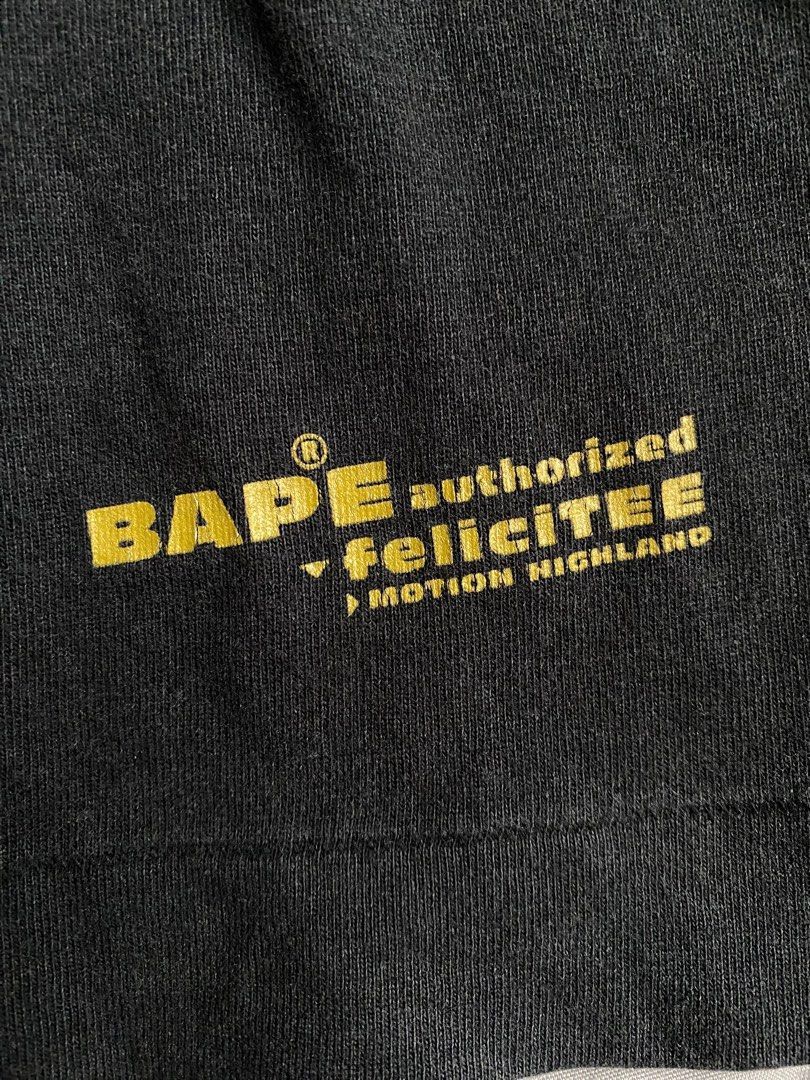Bape × Vintage Vintage A Bathing Ape Distressed Tee Size US L / EU 52-54 / 3 - 3 Thumbnail