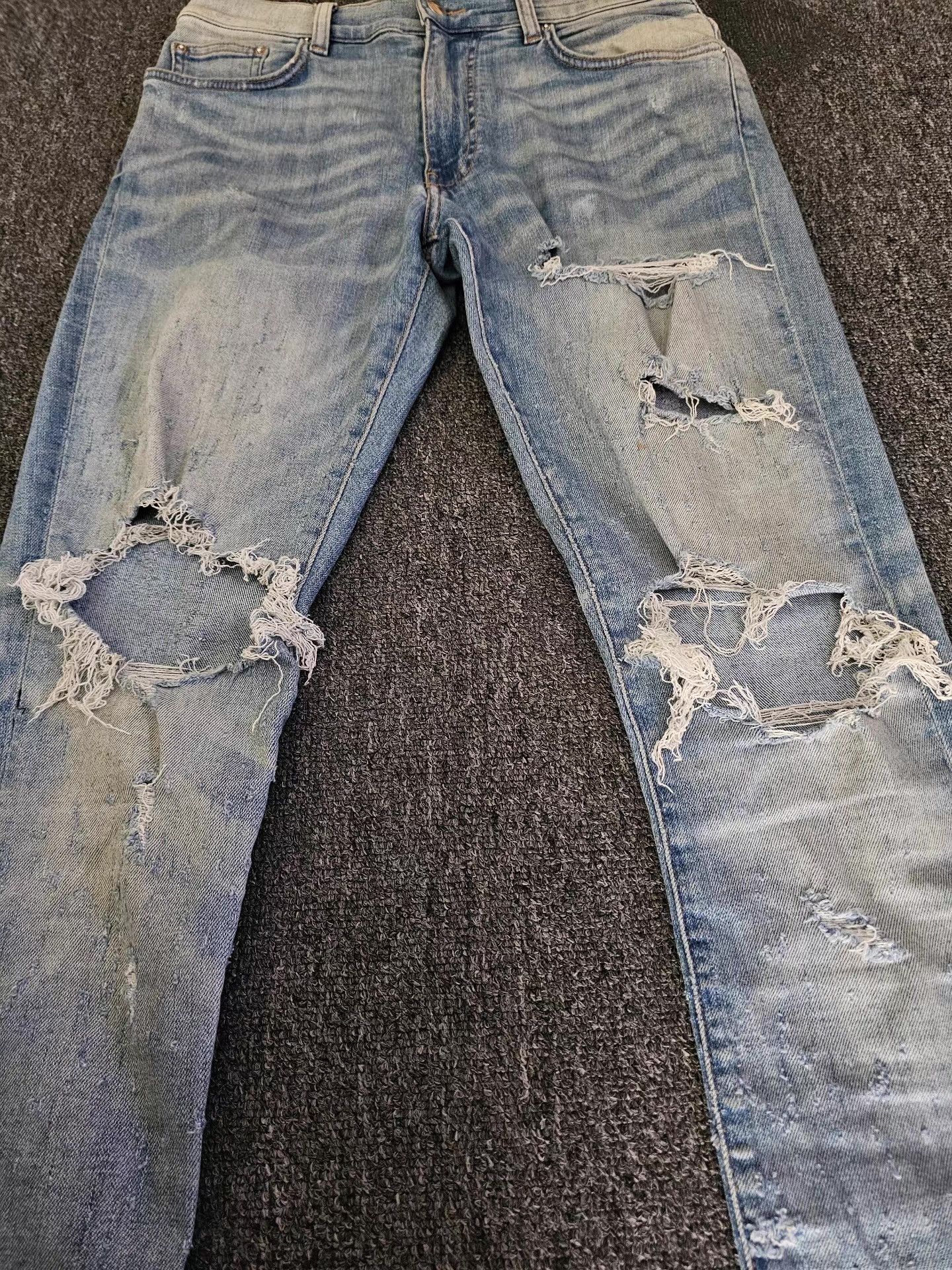 Amiri Amiri Shot Hole Jeans Q4 Size US 34 / EU 50 - 2 Thumbnail