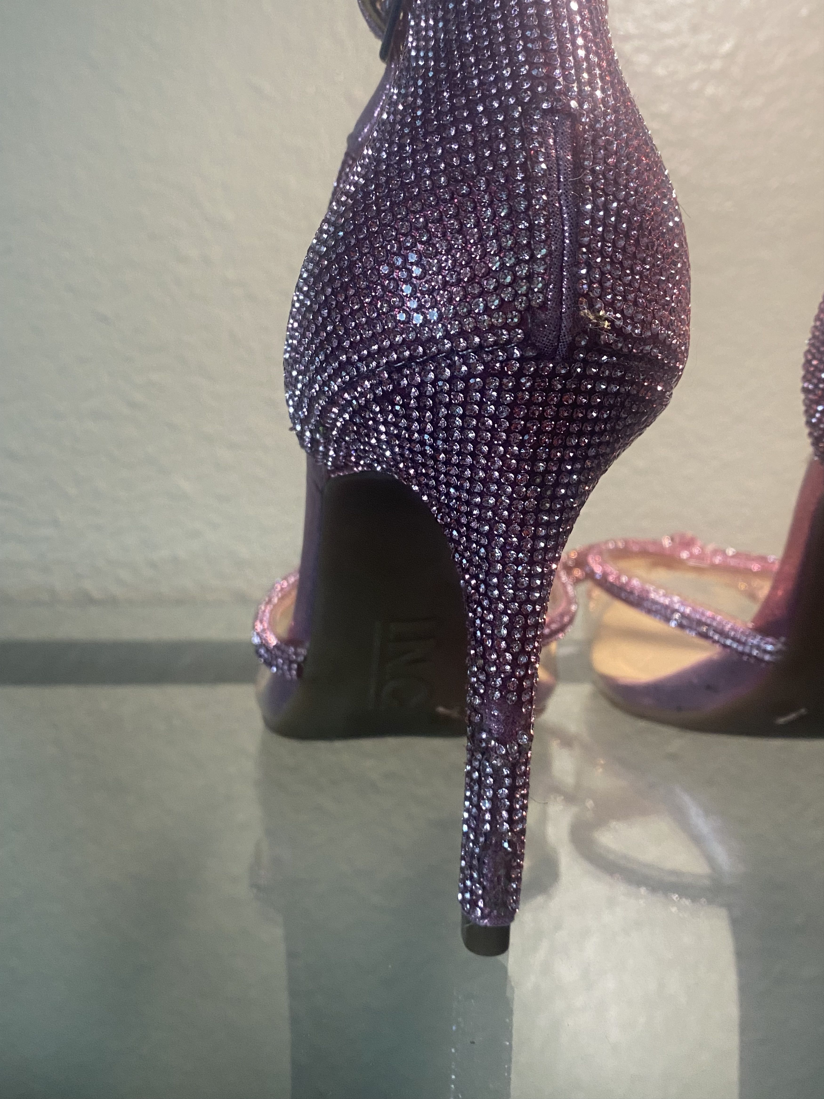 I.N.C INC Pink Rhinestone Bow Pointed Heels Size US 9 / IT 39 - 5 Thumbnail
