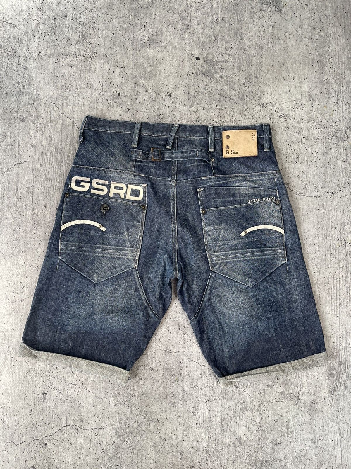 G-Star Vintage G-Star Raw Big Logo Shorts 31 size diesel tile D&G Size US 31 - 1 Thumbnail