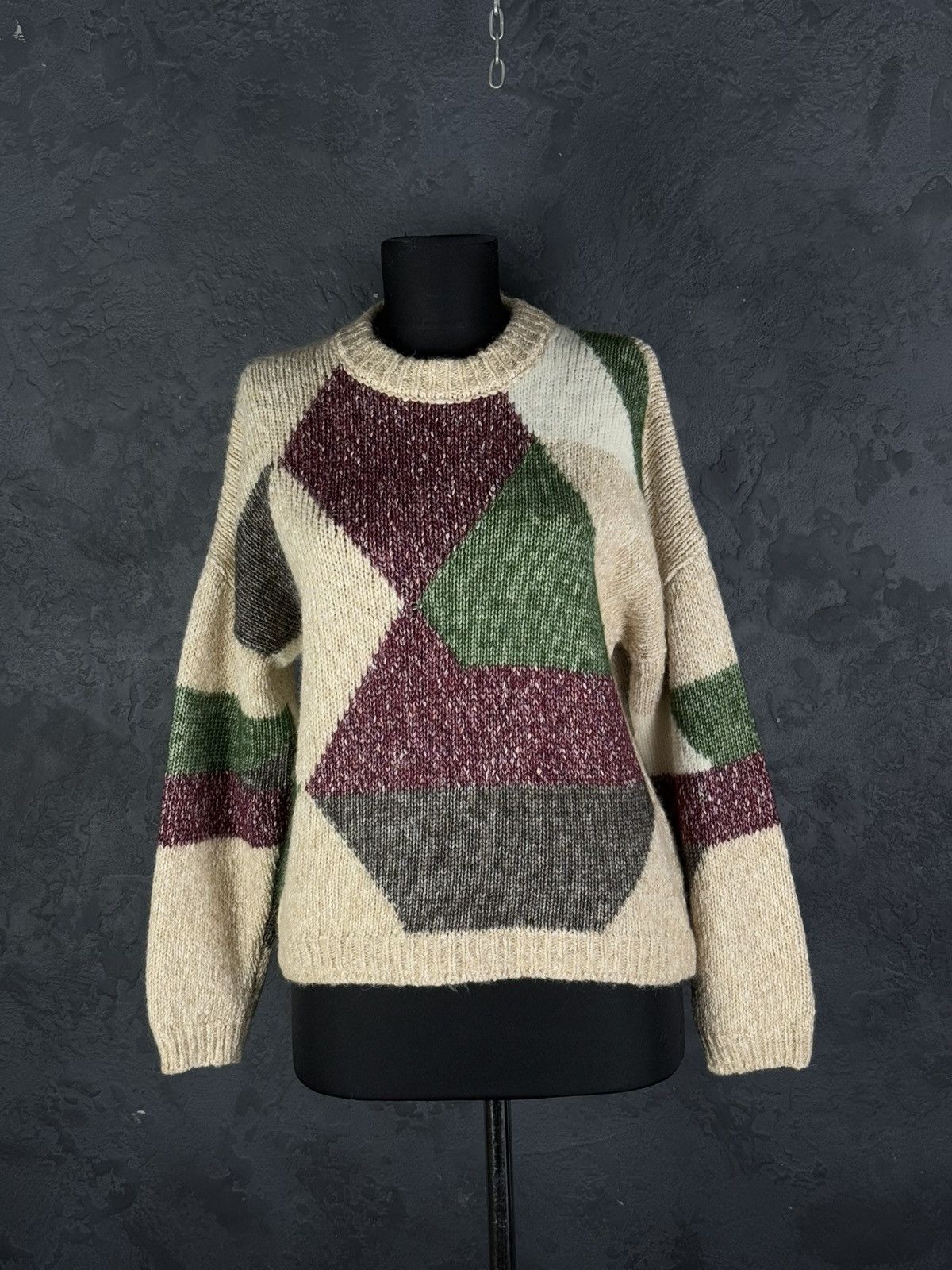 Sezane La Maille Sezane Colorblock Pattern Crew Neck Sweater Size S / US 4 / IT 40 - 1 Thumbnail