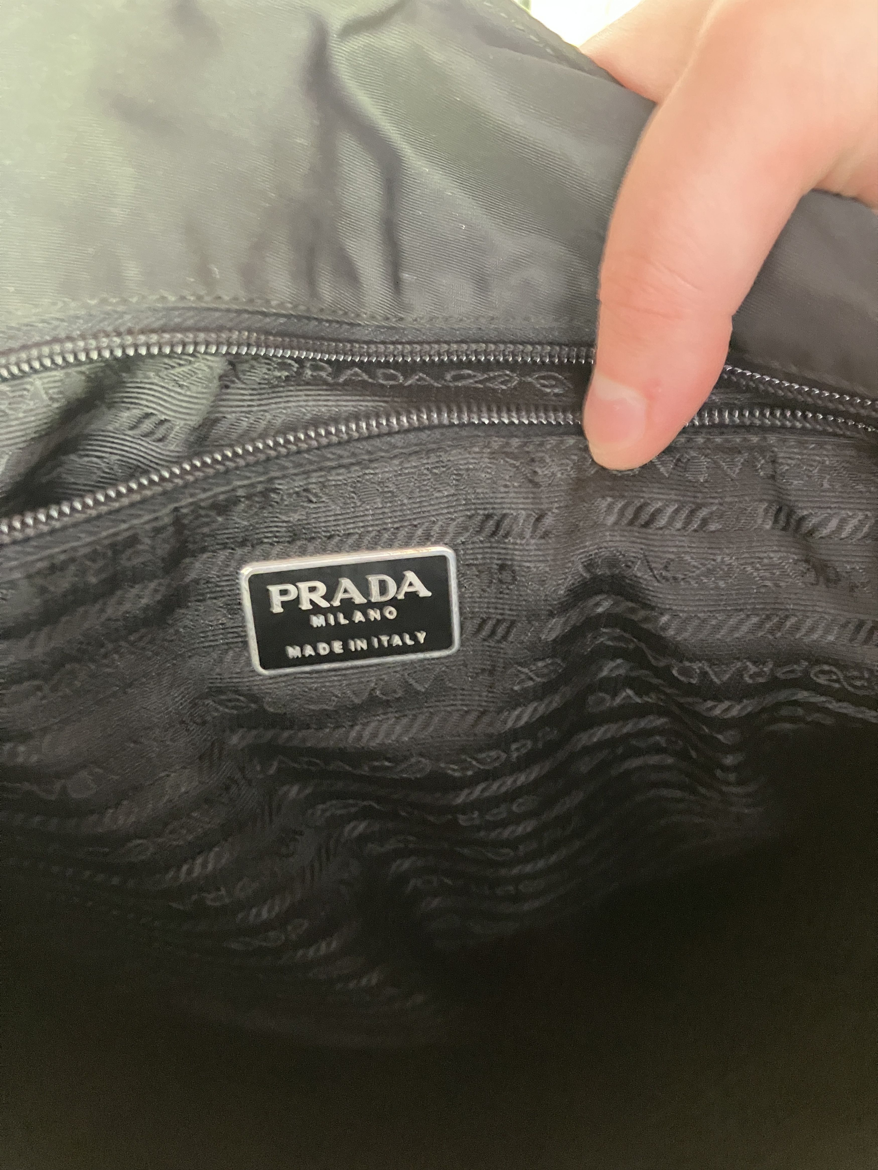 Prada 90s Prada Crest Logo Tessuto Tote Bag Size ONE SIZE - 6 Thumbnail