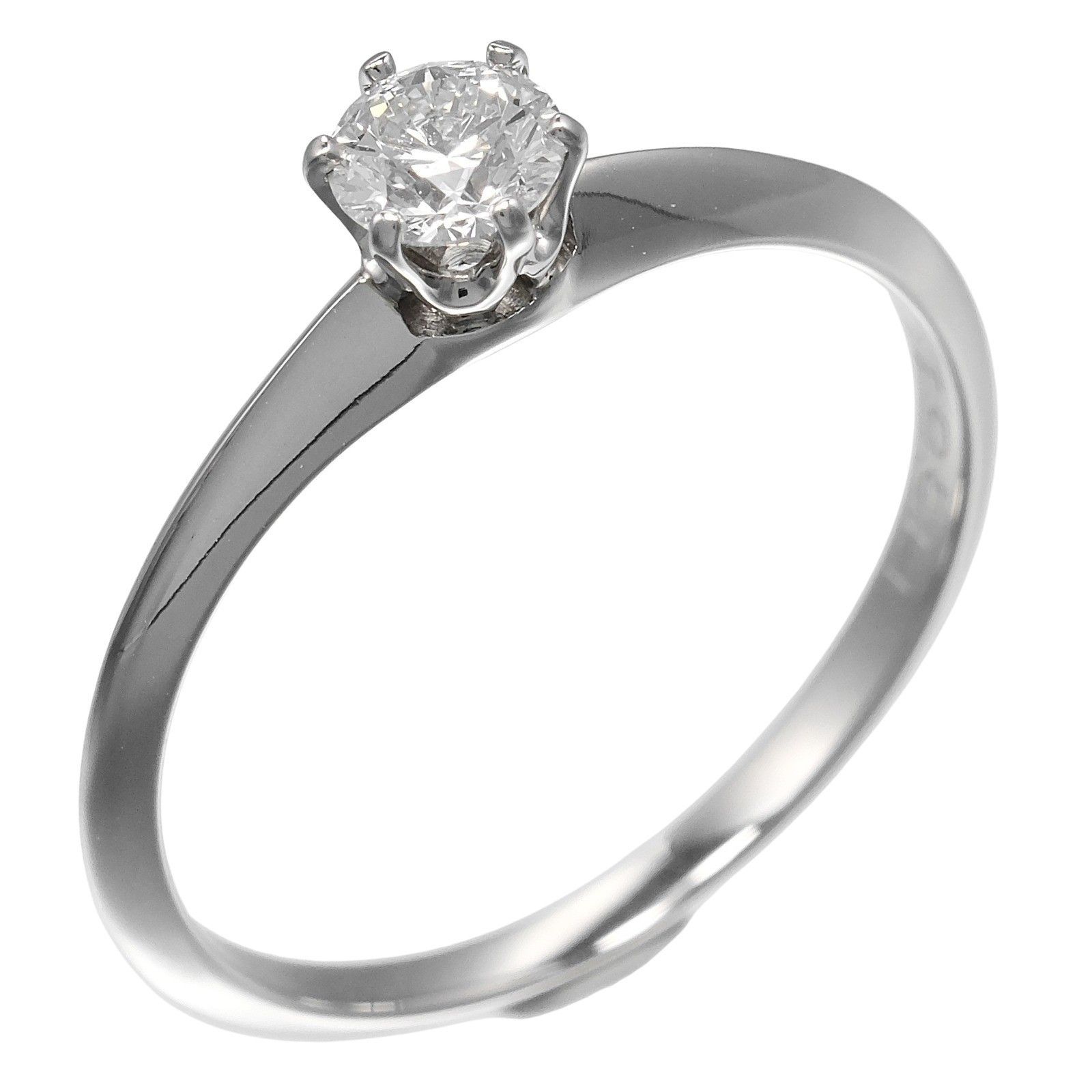 Tiffany & Co. Tiffany & Co. Tiffany Setting Solitaire Ring Platinum with Diamond Size ONE SIZE - 1 Thumbnail