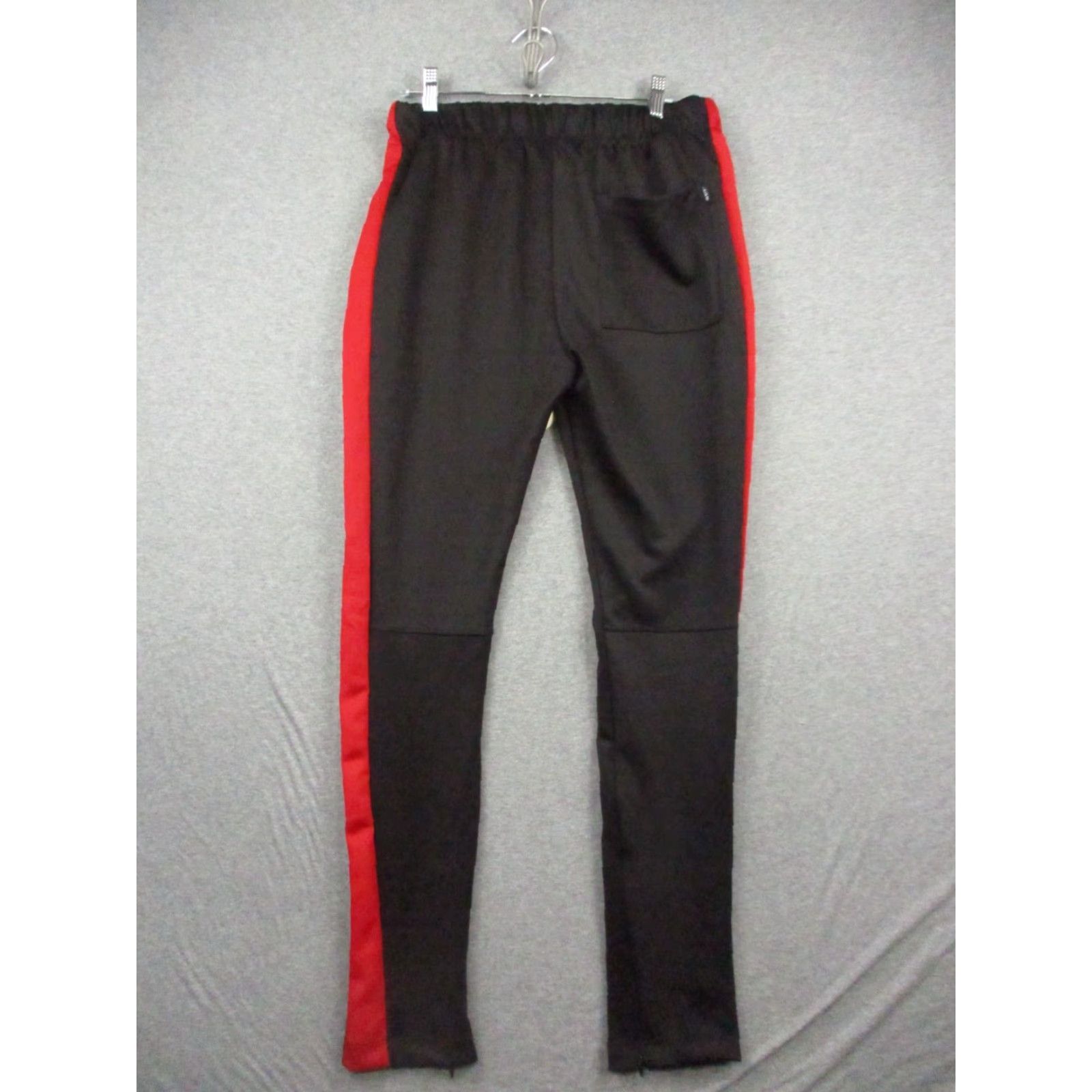 Vintage WEIV Los Angeles Pants Large Men Black Red Stripe Pockets Drawstring Track Pants Size US 33 - 7 Thumbnail
