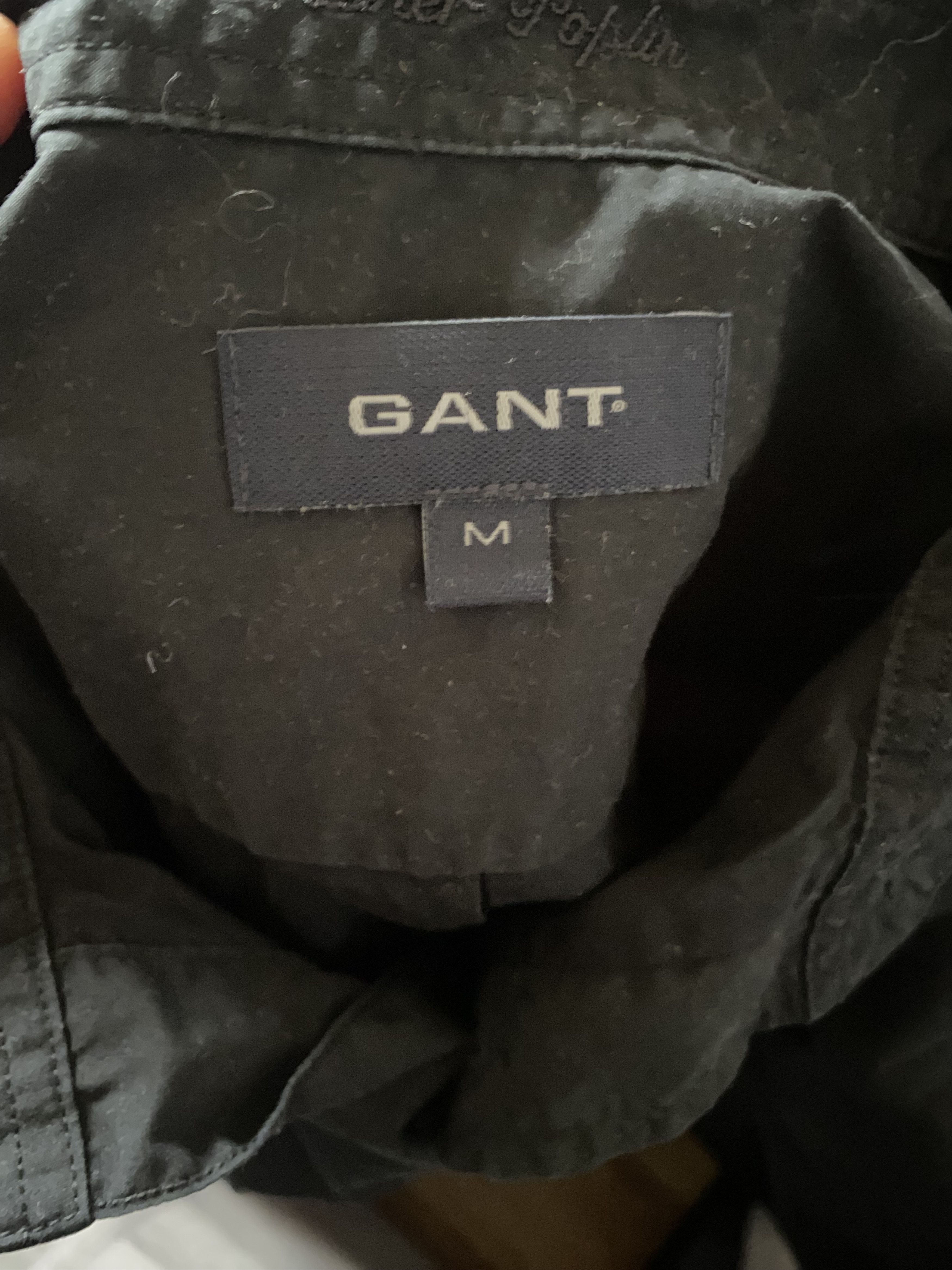 Gant Elegant black men's shirt - GANT - M - UNIQUE Size US M / EU 48-50 / 2 - 4 Thumbnail