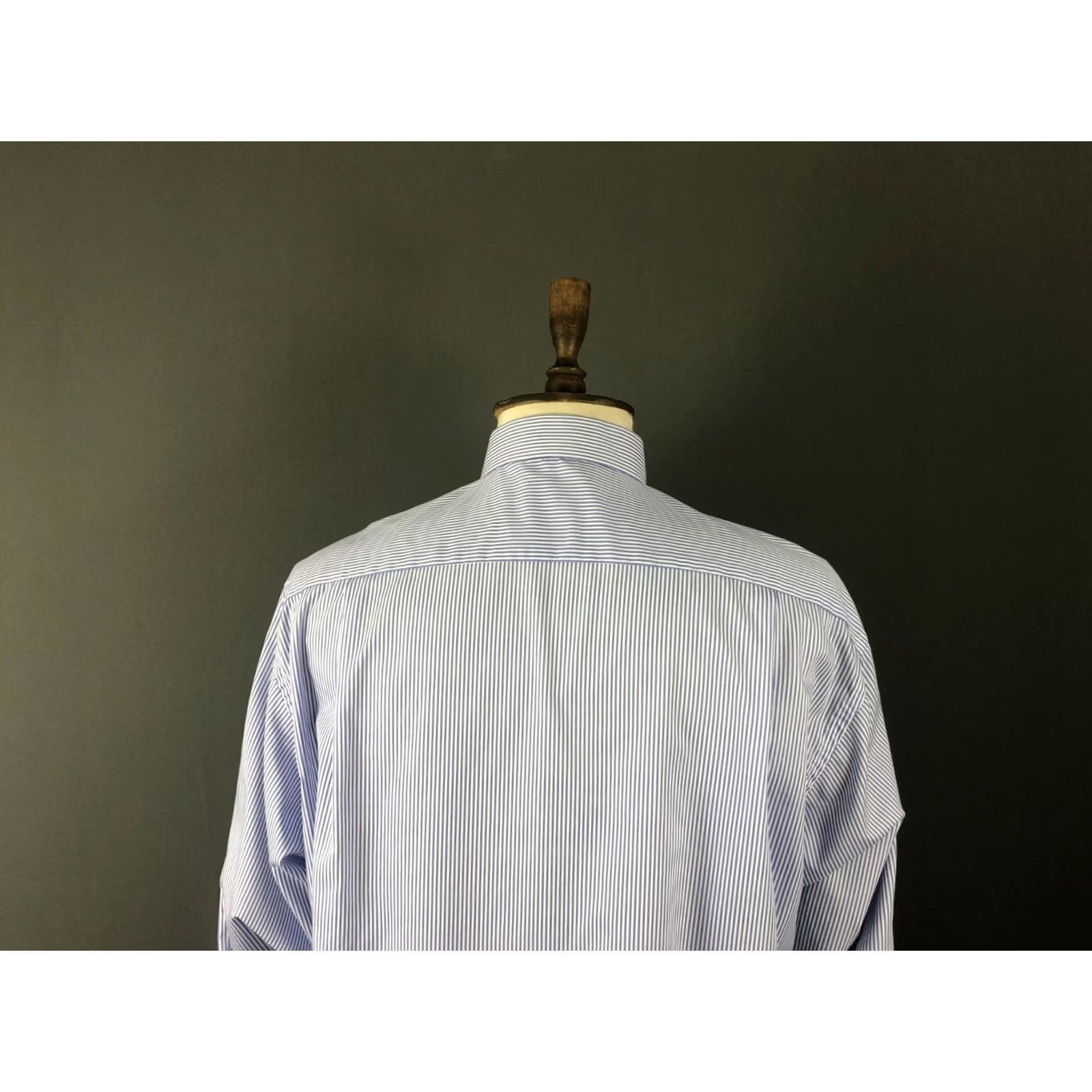 Eton ETON Shirt Button-Up Mens Size 45 White Striped Cotton Size US XL / EU 56 / 4 - 5 Thumbnail