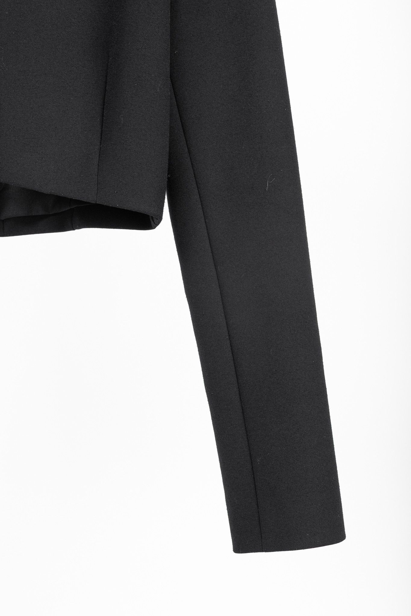 Barbara Bui Barbara Bui AW/15 Runway Black Cropped Zip Jacket Size XS / US 0-2 / IT 36-38 - 6 Thumbnail