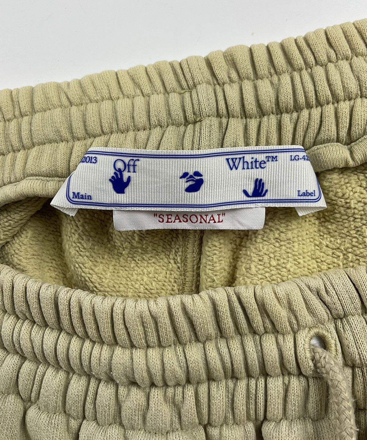 Off-White Off White Diagonal Sweatshort Size US 34 / EU 50 - 9 Thumbnail