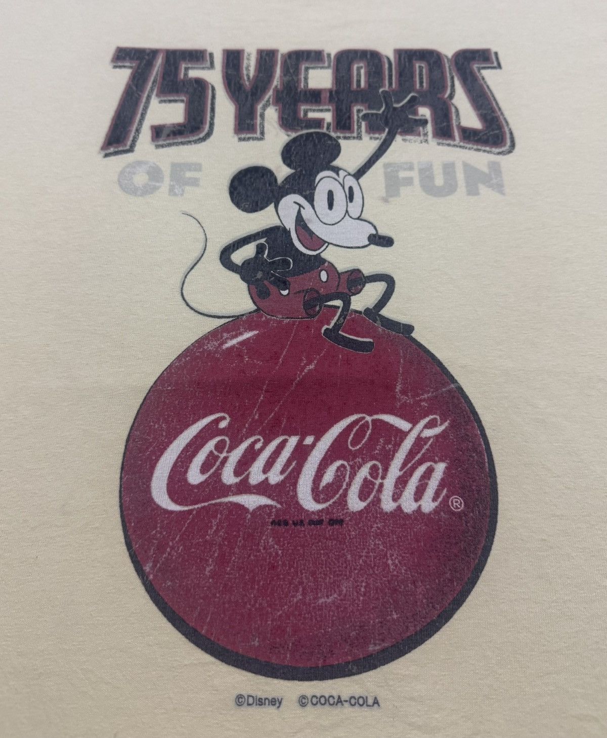 Coca Cola × Disney × Mickey Mouse Vintage 90’s Mickey x Coca Cola 75 Years Size US L / EU 52-54 / 3 - 3 Thumbnail