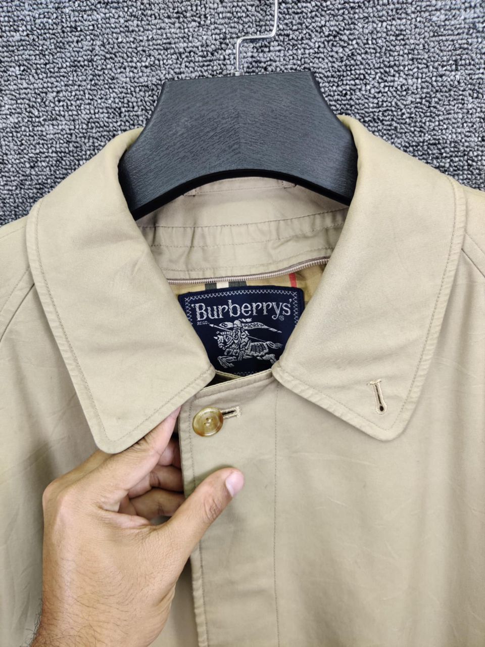 Burberry Vintage Burberrys Nova Check Trench Coat Size US L / EU 52-54 / 3 - 7 Thumbnail