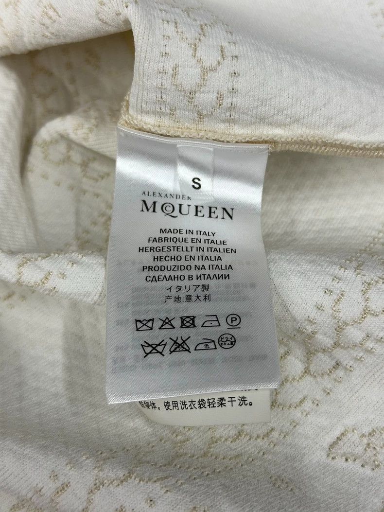 Alexander McQueen Alexander Mcqueen Beige dark patterned printed sleeveless Size S / US 4 / IT 40 - 5 Thumbnail