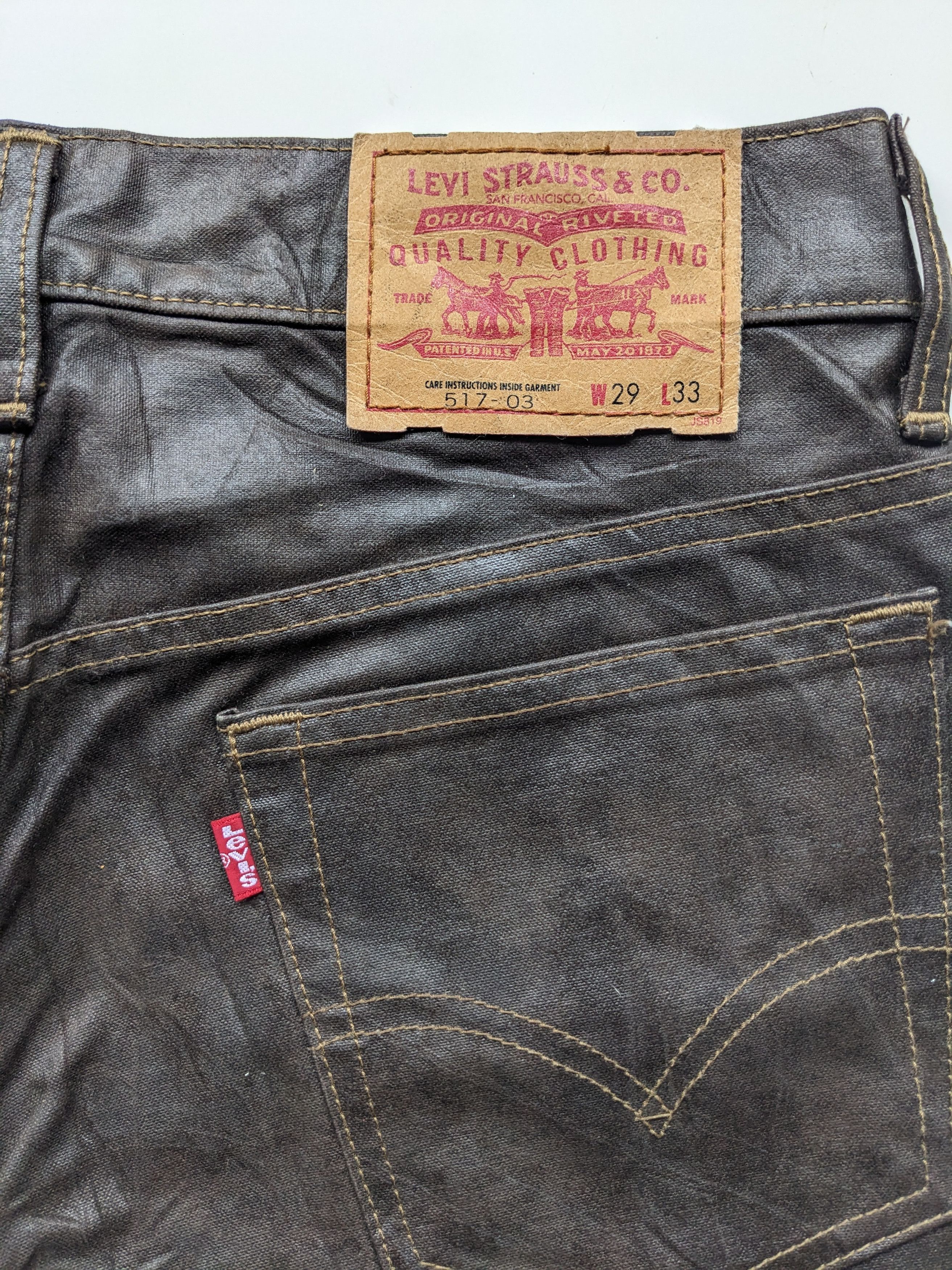 Levi's Levi's 517 wax jeans Size US 29 - 6 Thumbnail