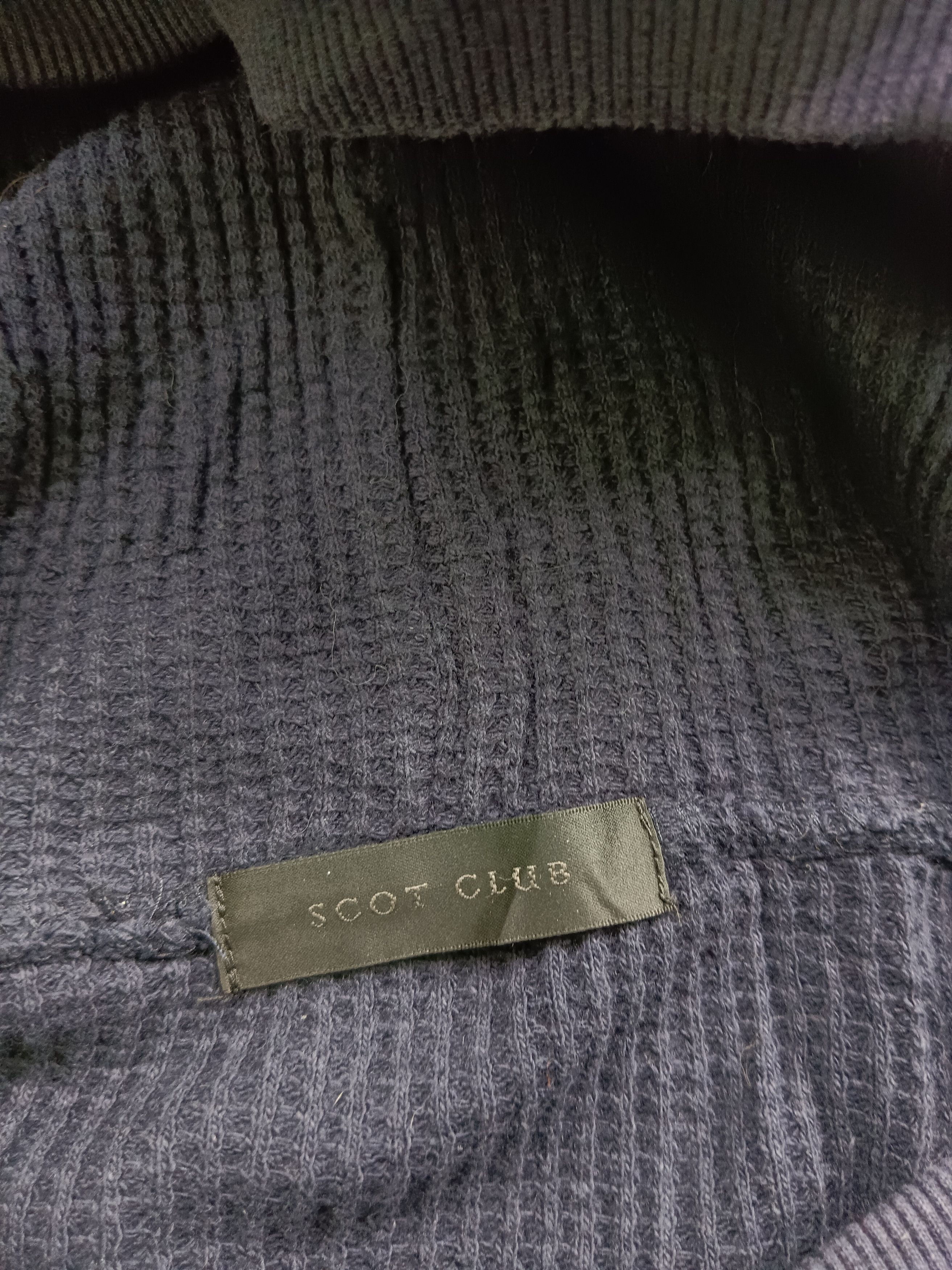 Designer × Japanese Brand Scot Club Waffle Knit Hoodie Size US M / EU 48-50 / 2 - 4 Thumbnail