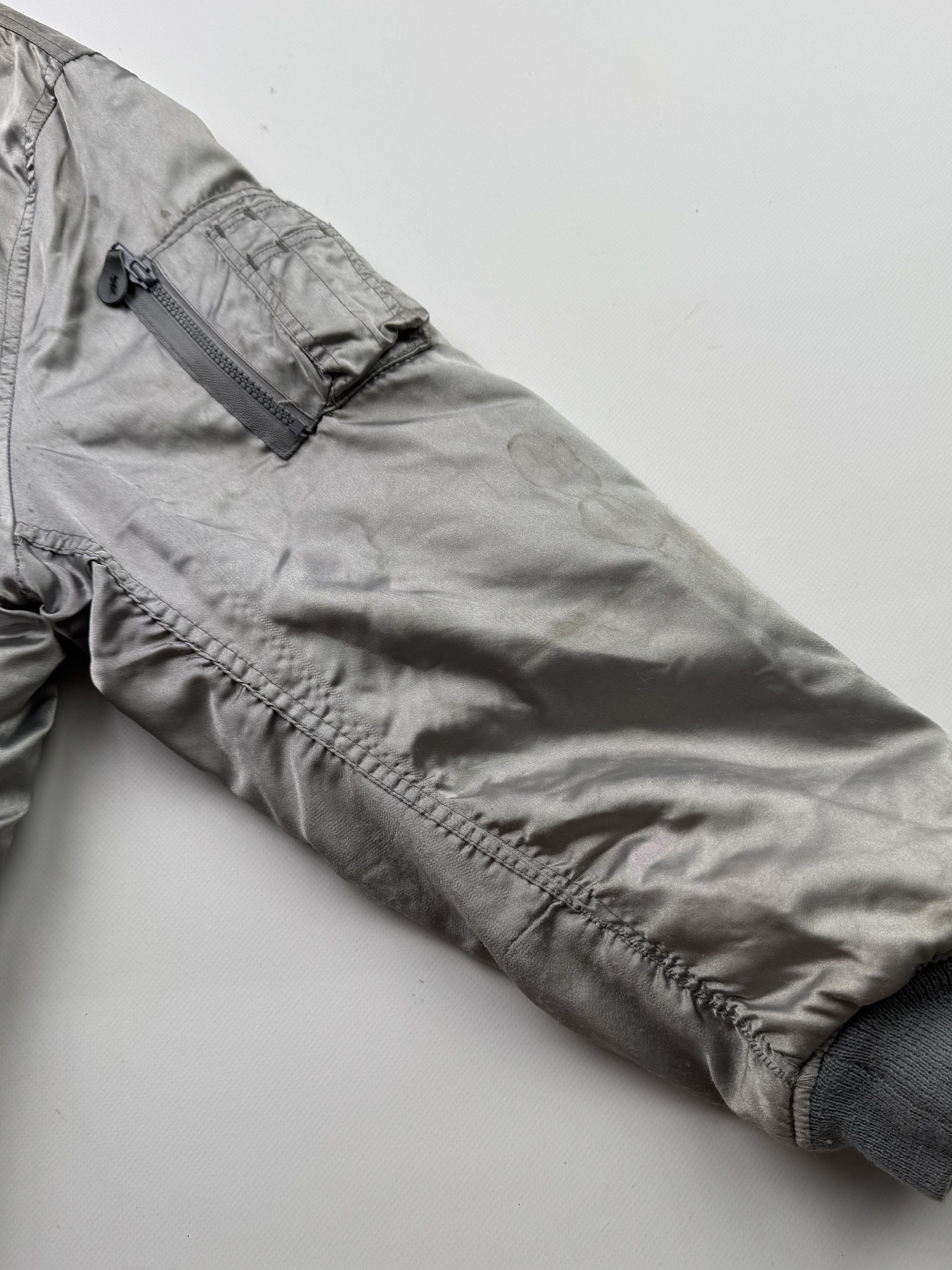Japanese Brand Vintage Thrashed Bomber Jacket B764(V291)E2 Size US M / EU 48-50 / 2 - 7 Thumbnail