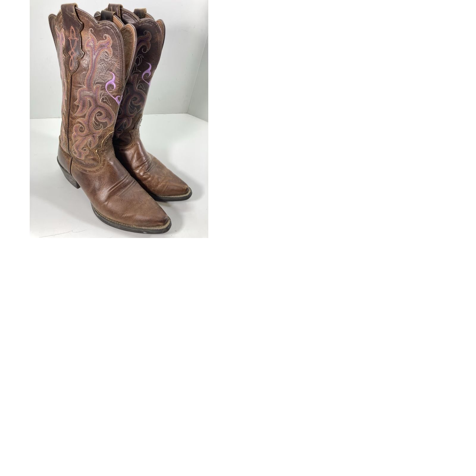 Justin Boots Justin Boots Women Brown Leather Embroidered Western Rodeo 6 B User: Justin Boots Women Brown Leather Embroidered Western Rodeo 6 B Size US 6 / IT 36 - 11 Thumbnail