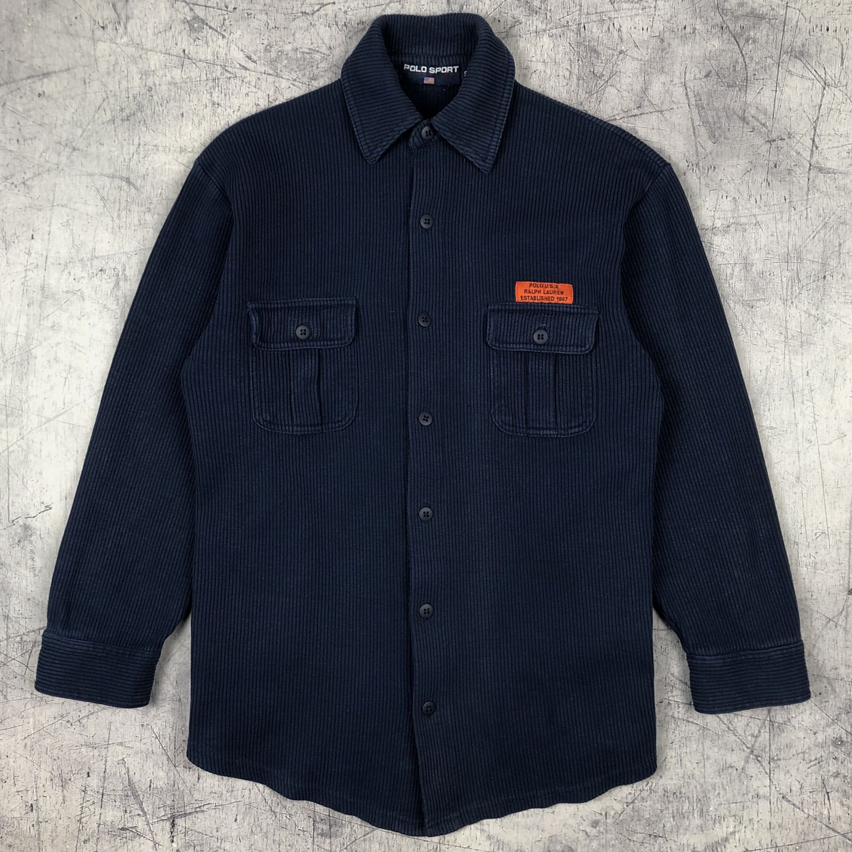 Polo Ralph Lauren 90s Polo Sport Ralph Lauren Corduroy Button Shirt Size S / US 4 / IT 40 - 1 Thumbnail