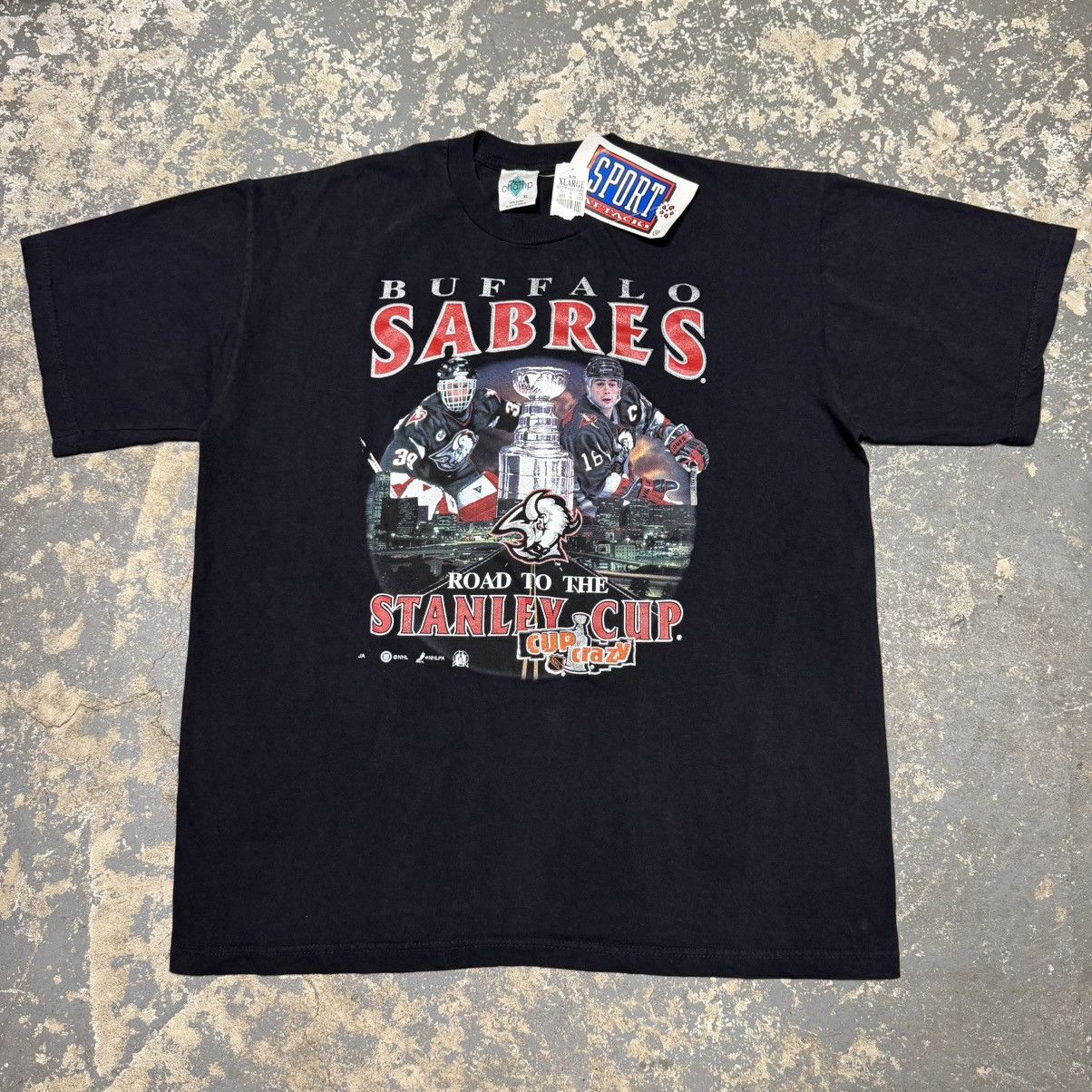 NHL Vintage Buffalo Sabres Road To Stanley Cup NHL Hasek peca Size US XL / EU 56 / 4 - 1 Thumbnail