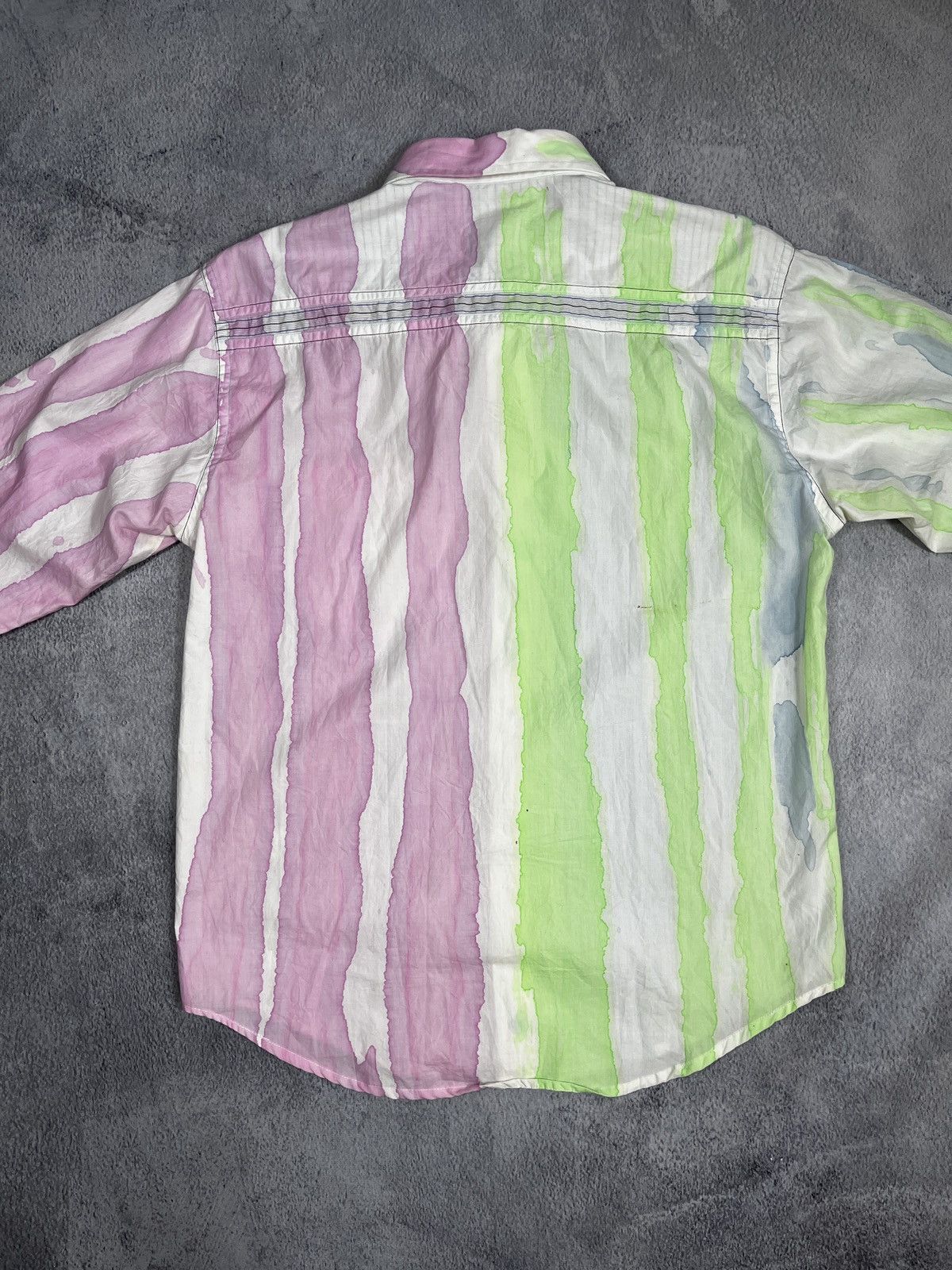 Custo Barcelona × Vintage Vintage Y2K Custo Barcelona striped longsleeve shirt size 2 Size US M / EU 48-50 / 2 - 4 Thumbnail