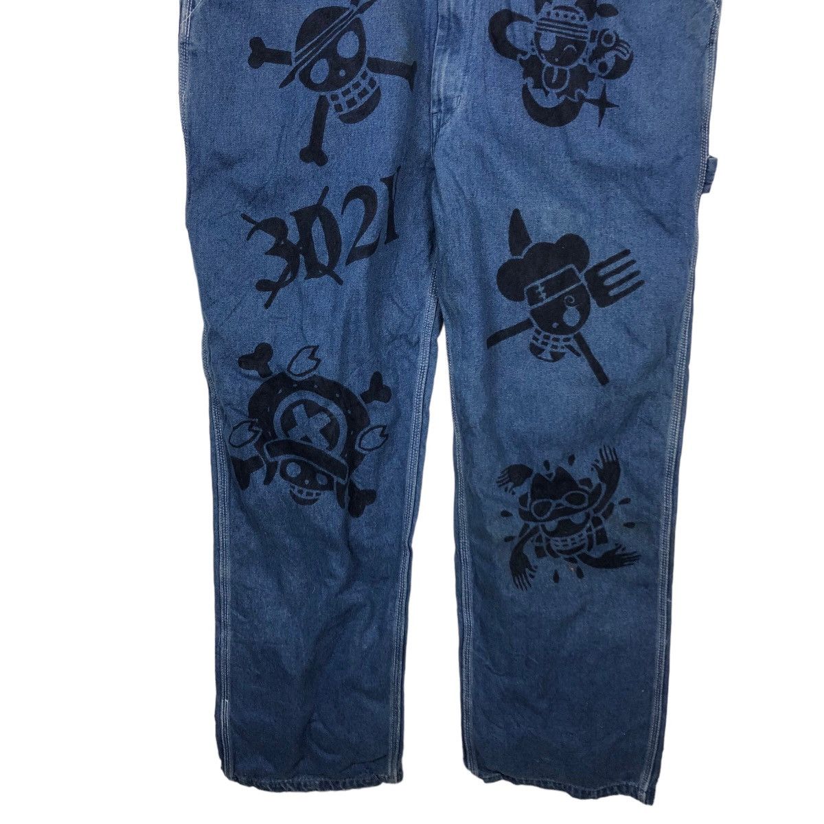 Japanese Brand 🔥Vintage Denim Overall Worker Liberty One Piece Design Size US 44 / EU 60 - 5 Thumbnail