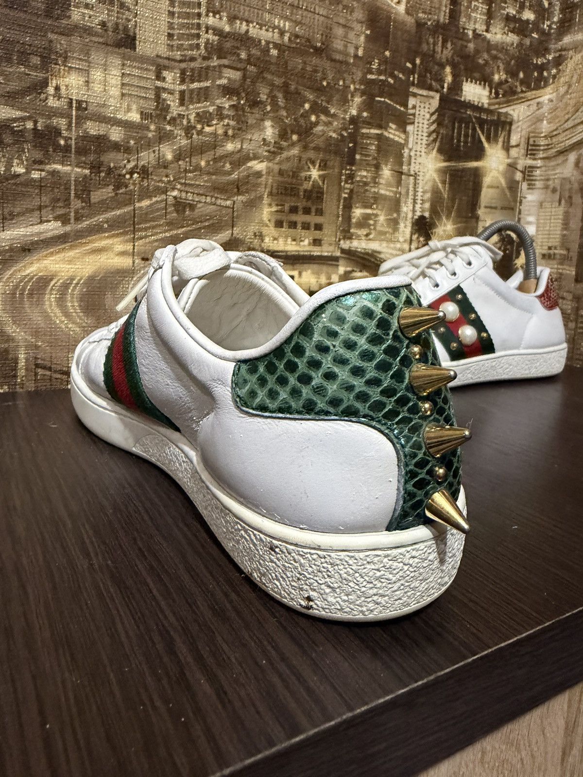 Gucci Gucci ACE Studded Pearl Size 35 1/2 Size US 5.5 / IT 35.5 - 13 Thumbnail