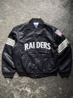 Oakland Raiders Vintage 90s Leather Bomber Jacket