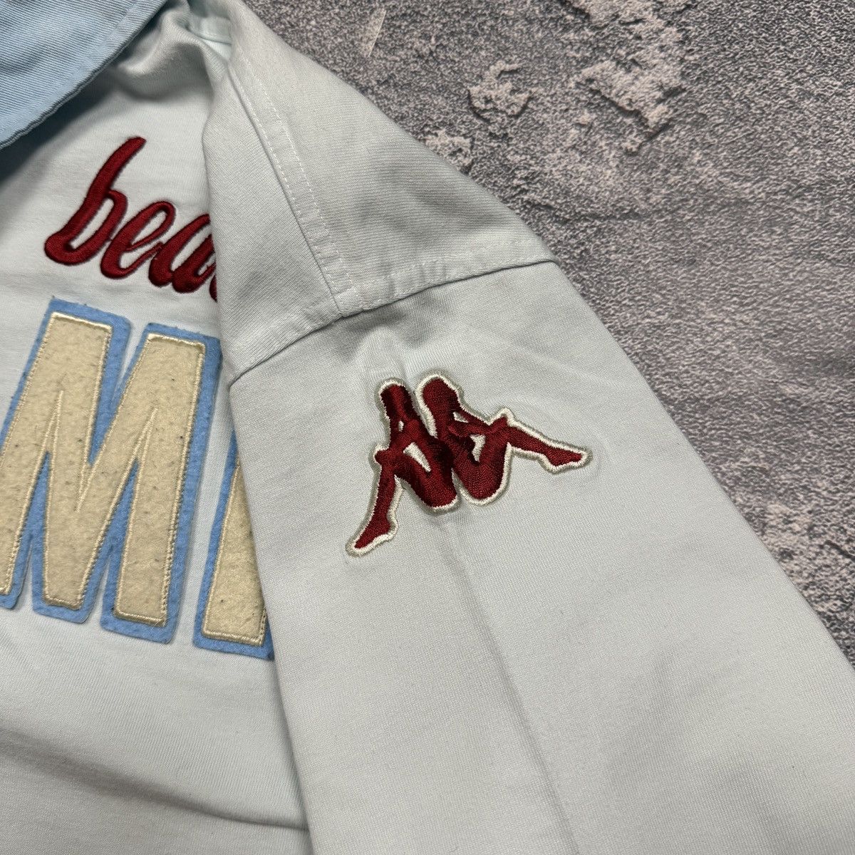 Kappa × Vintage Kappa Miami Vintage Big Logo USA Flag Spellout Longsleeve Size US XXL / EU 58 / 5 - 14 Thumbnail