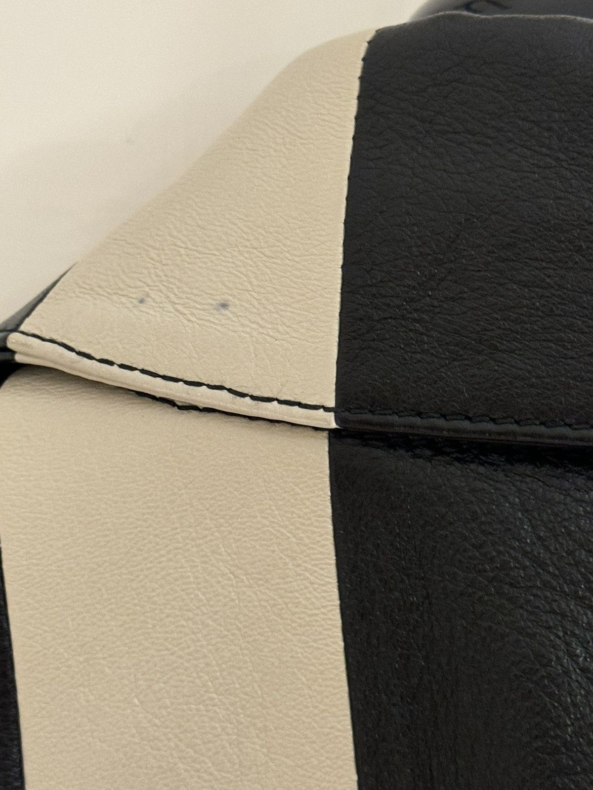 Saint Laurent Paris Saint Laurent FW19 Striped Jacket in Satinated Lambskin Size US M / EU 48-50 / 2 - 4 Thumbnail