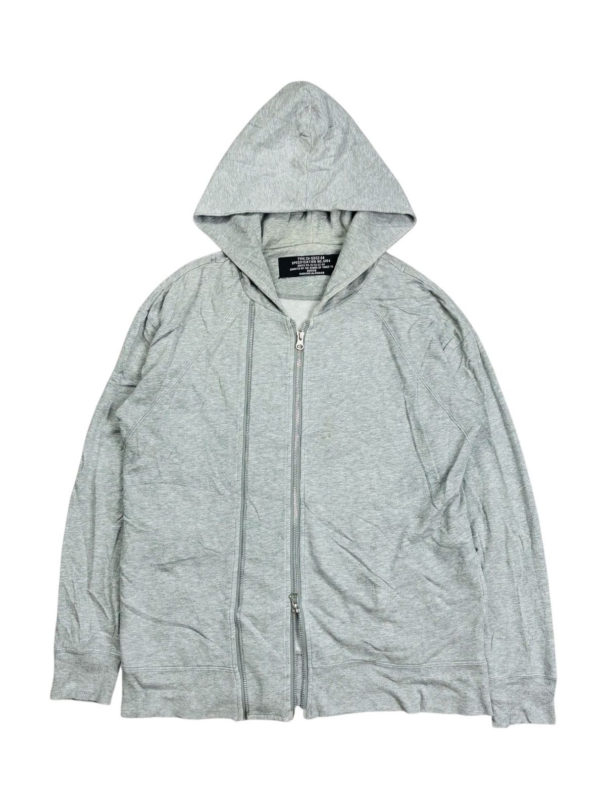 Issey Miyake 2005 Cabane De Zucca - Double Rail Zip Hoodie Size US M / EU 48-50 / 2 - 1 Thumbnail