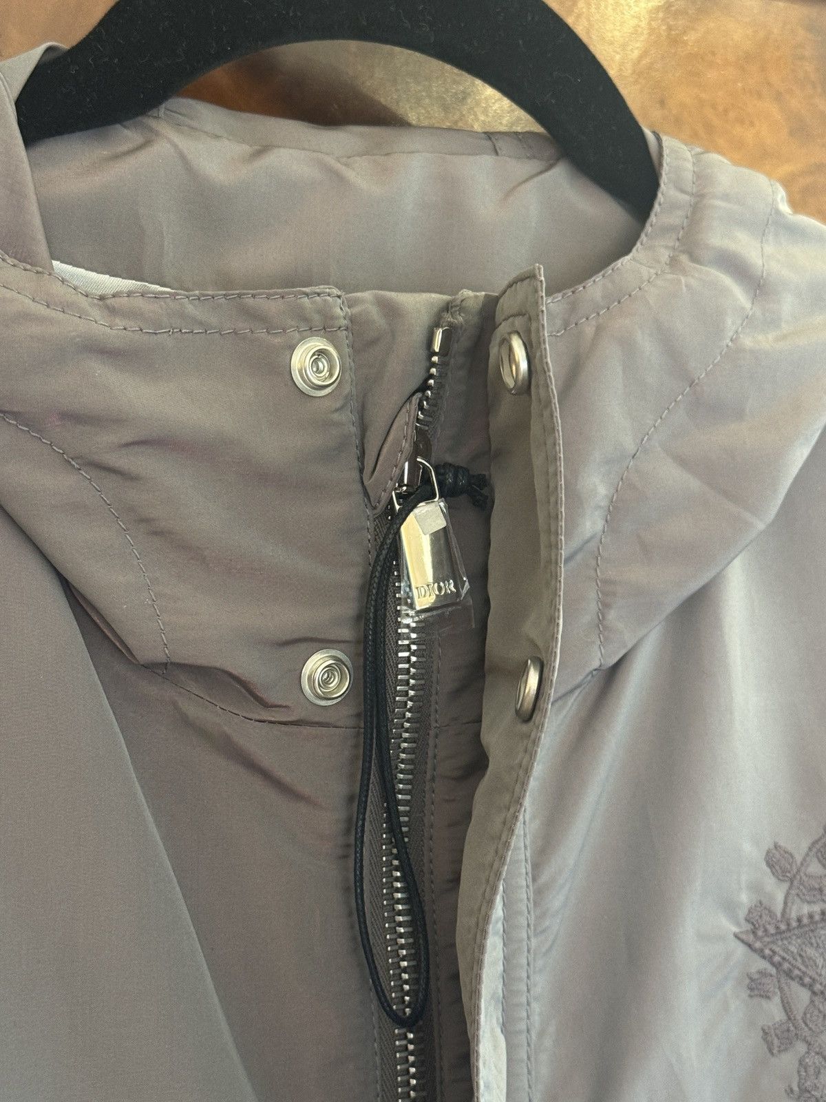 Dior Dior Lilac/Purple Windbreaker Rain Jacket with Embroidery Size US M / EU 48-50 / 2 - 4 Thumbnail