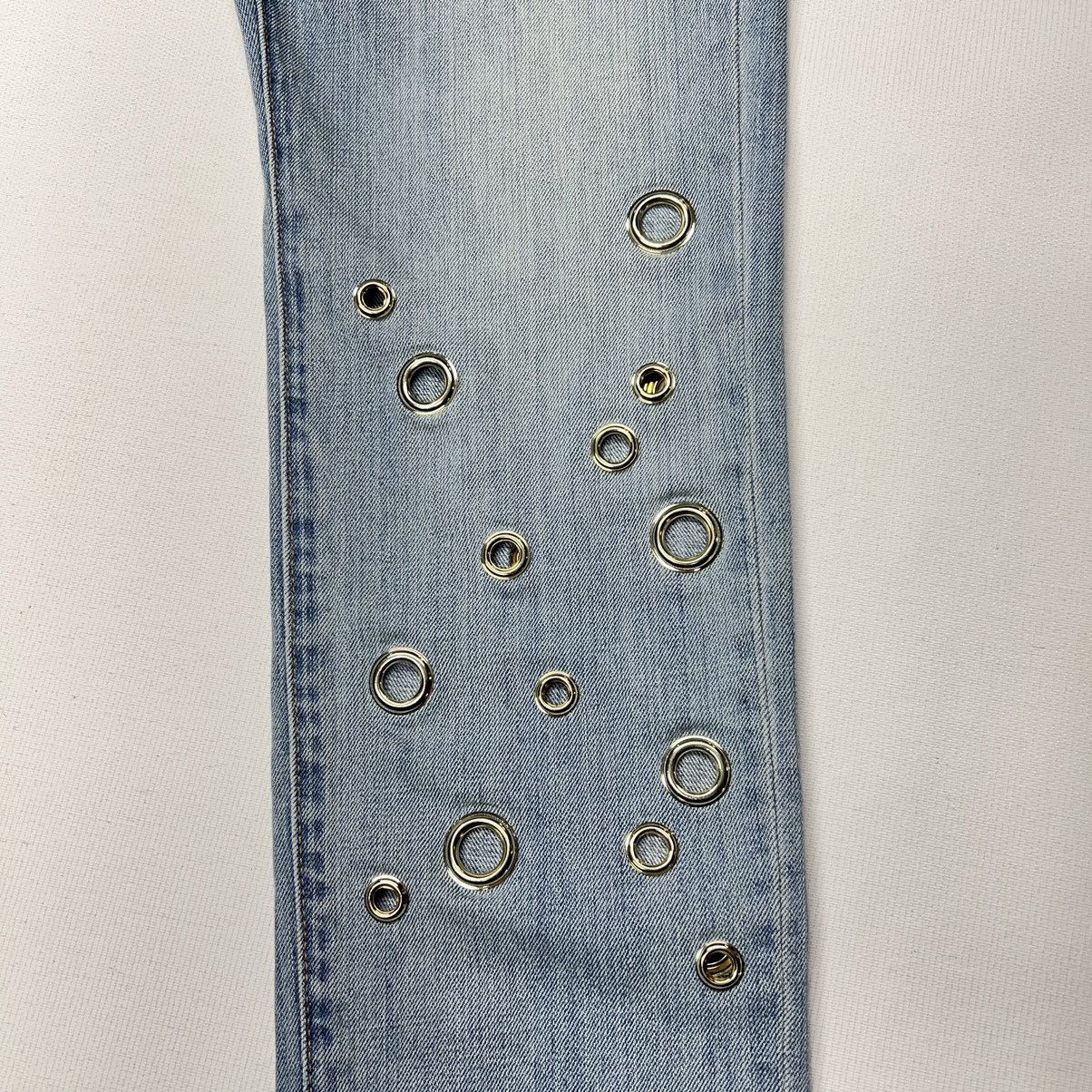 True Religion True Religion Jeans Blue Cameron Slim Boyfriend Grommet Size 27" / US 4 / IT 40 - 5 Thumbnail