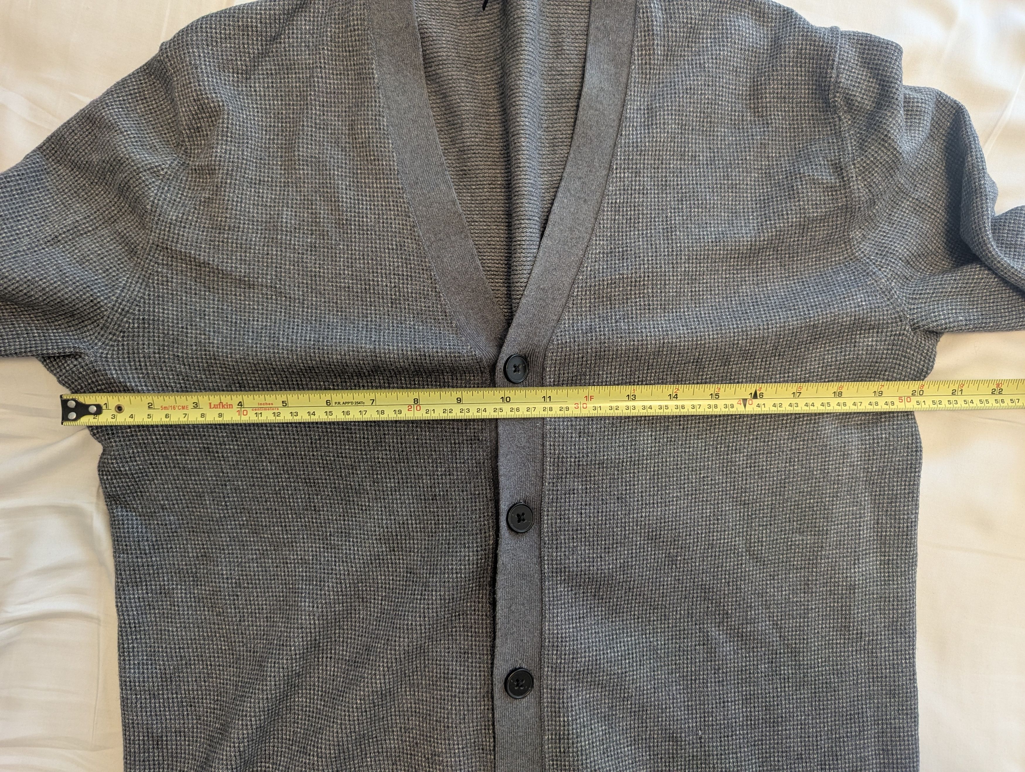Banana Republic Men's Banana Republic Grey Silk/Cashmere Blend Cardigan Size US M / EU 48-50 / 2 - 6 Thumbnail