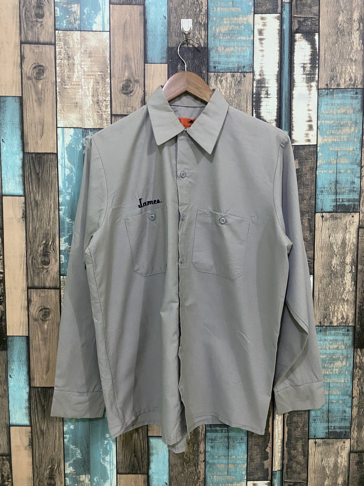 Red Kap × Vintage Vintage Red Kap Shirt Size US L / EU 52-54 / 3 - 1 Thumbnail