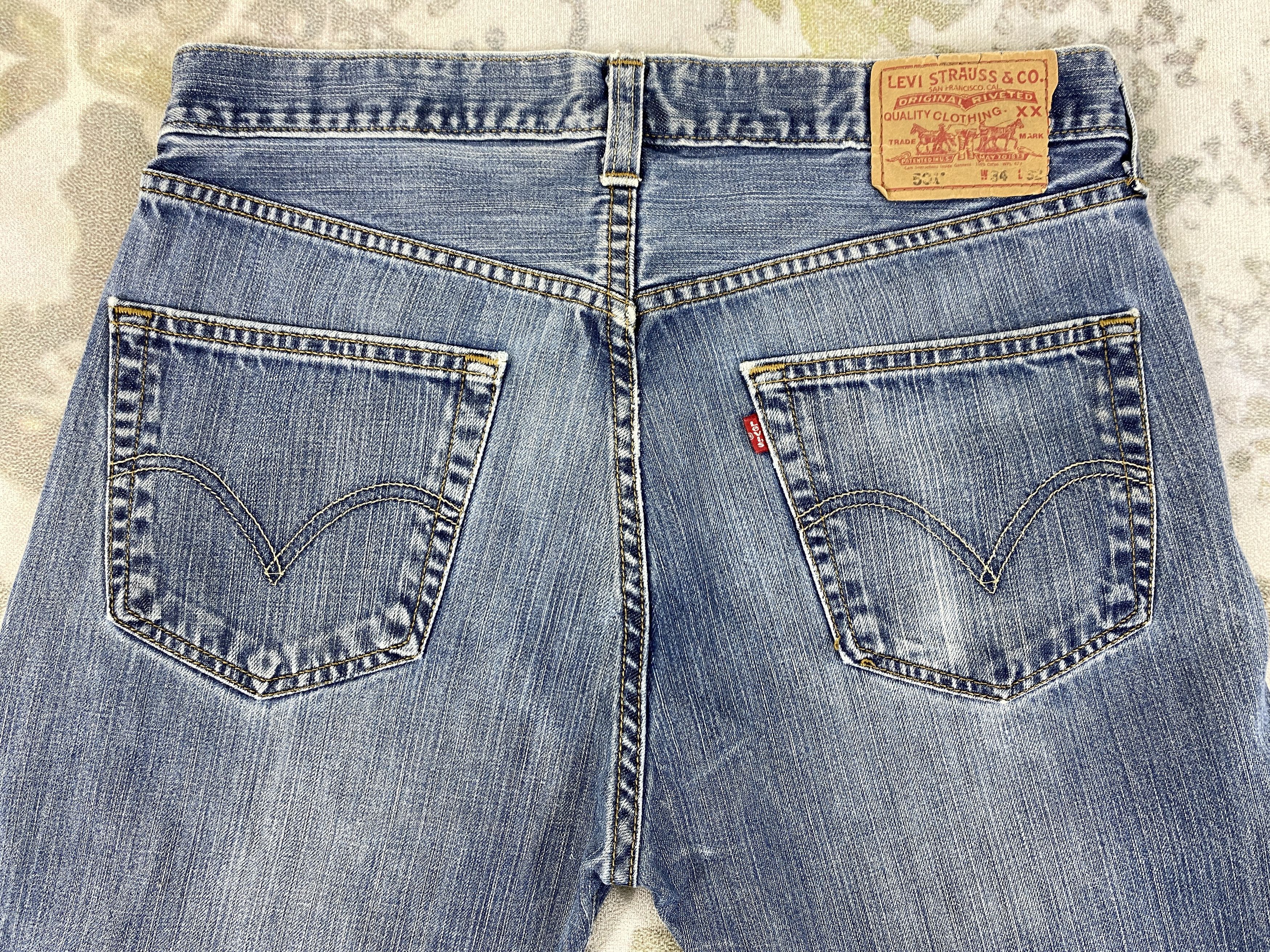 Levi's Dark Blue Vintage Levi's 501 Jeans 34x31.5 Denim -JN1602 Size US 34 / EU 50 - 4 Thumbnail