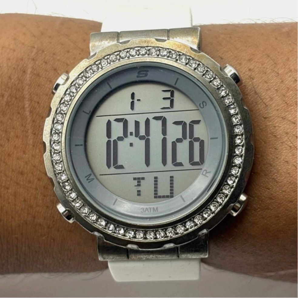 SKECHERS White Skechers Men's Digital Watch Size ONE SIZE - 1 Thumbnail