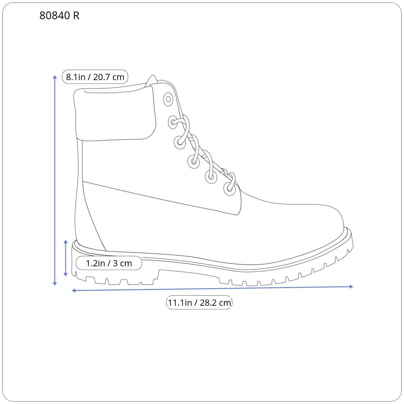 Timberland 8328R-A6098 EU38.5/39 Brown Leather High Top Shoes 80840 Size US 7.5 / IT 37.5 - 3 Thumbnail