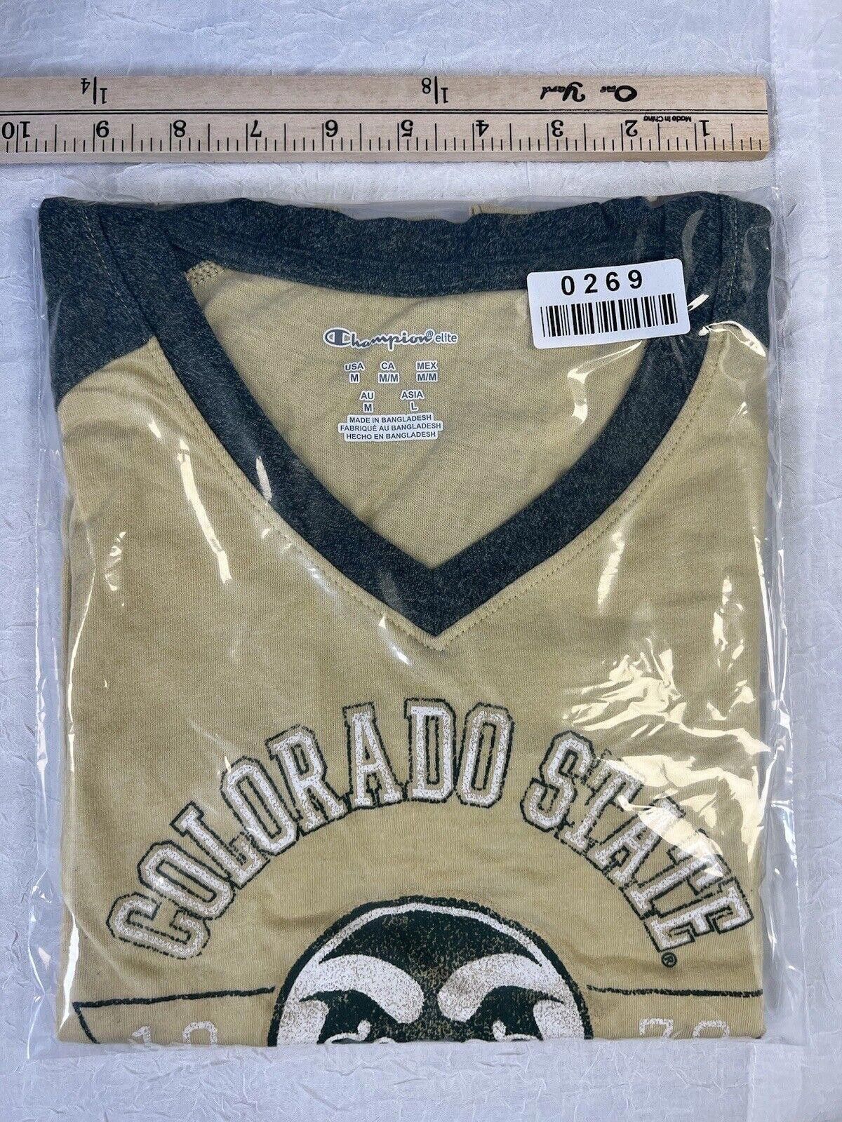 Champion Nwot Champion Elite CSU Rams Long Sleeve T-Shirt Ladies M Size M / US 6-8 / IT 42-44 - 5 Thumbnail