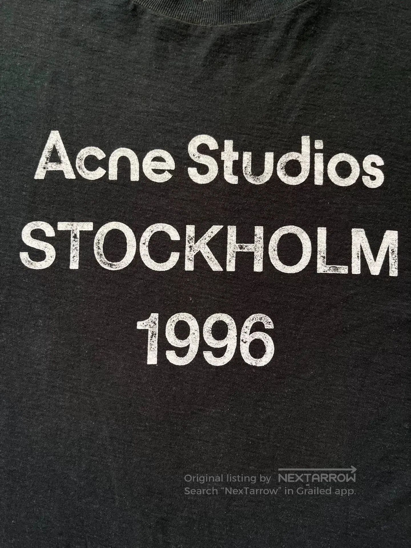 Acne Studios Acne Studios Black Short Sleeve T. Size US S / EU 44-46 / 1 - 3 Thumbnail
