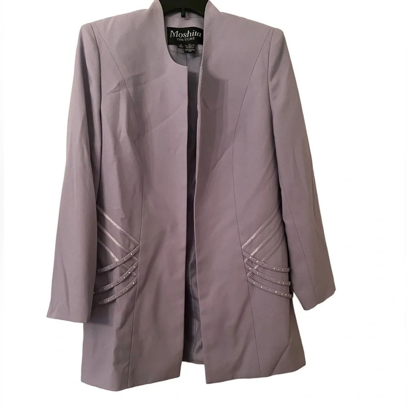The Unbranded Brand Moshita Couture lavender skirt suit, size 12 Size XL / US 12-14 / IT 48-50 - 1 Thumbnail