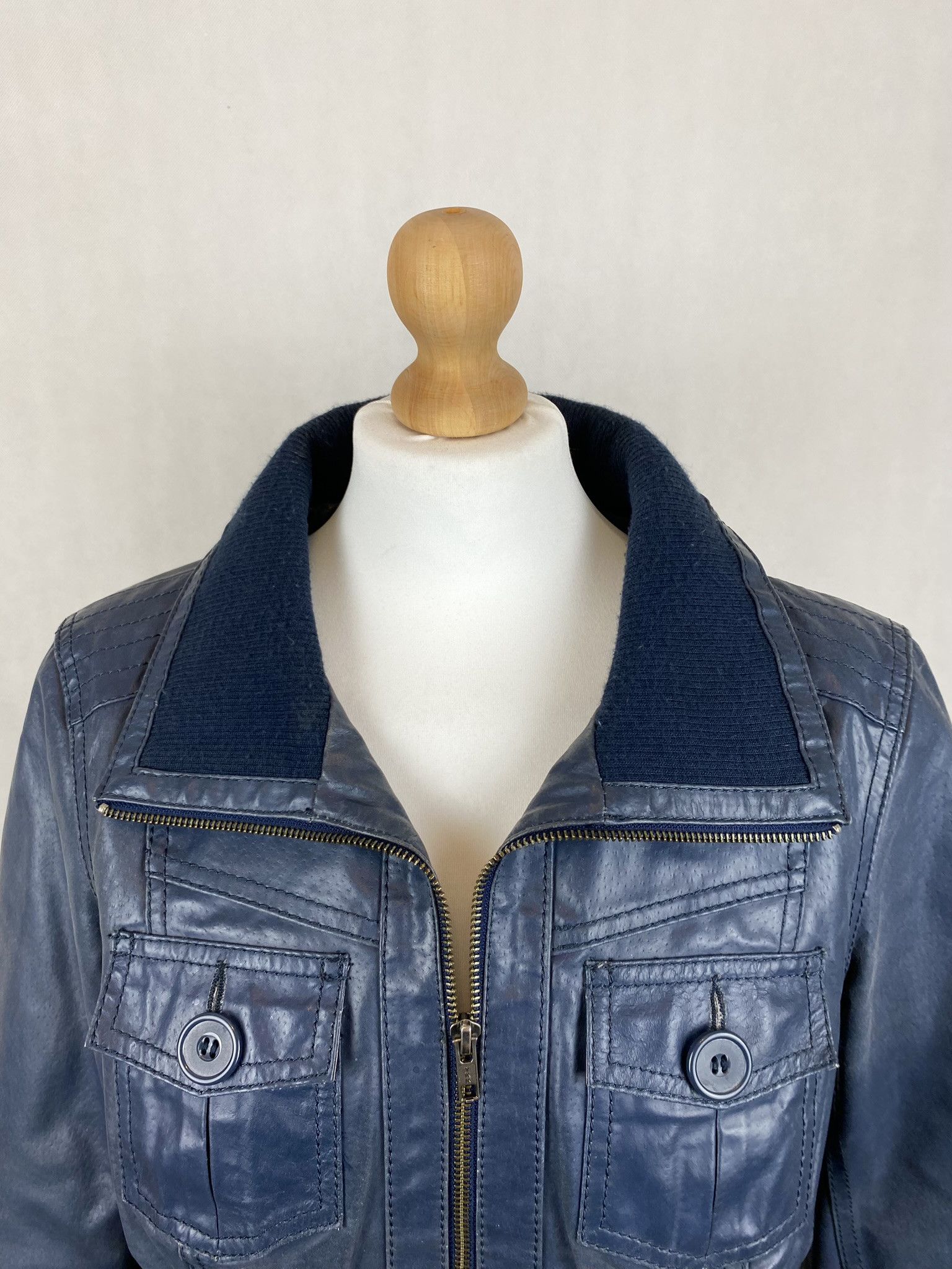 Genuine Leather × Vintage real leather jacket snake skin vintage vera pelle Size L / US 10 / IT 46 - 7 Thumbnail