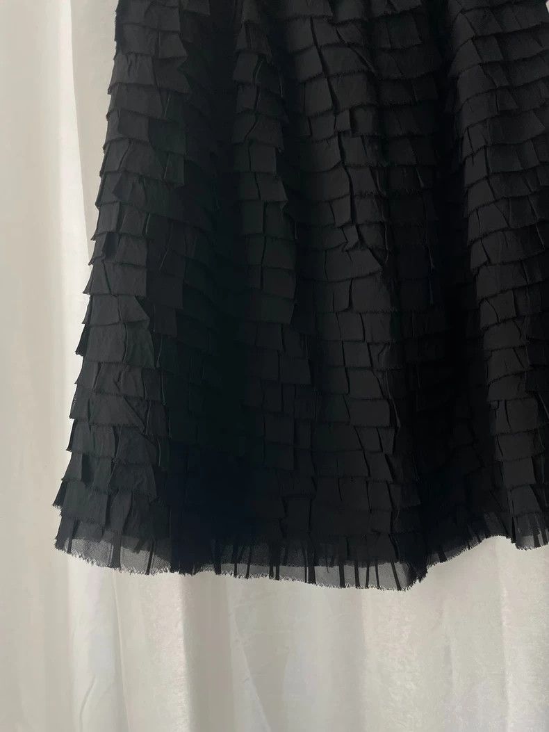 Comme des Garcons Comme des Garcons size s Medieval black chiffon ruffle ski Size 24" / US 00 / IT 34 - 3 Thumbnail