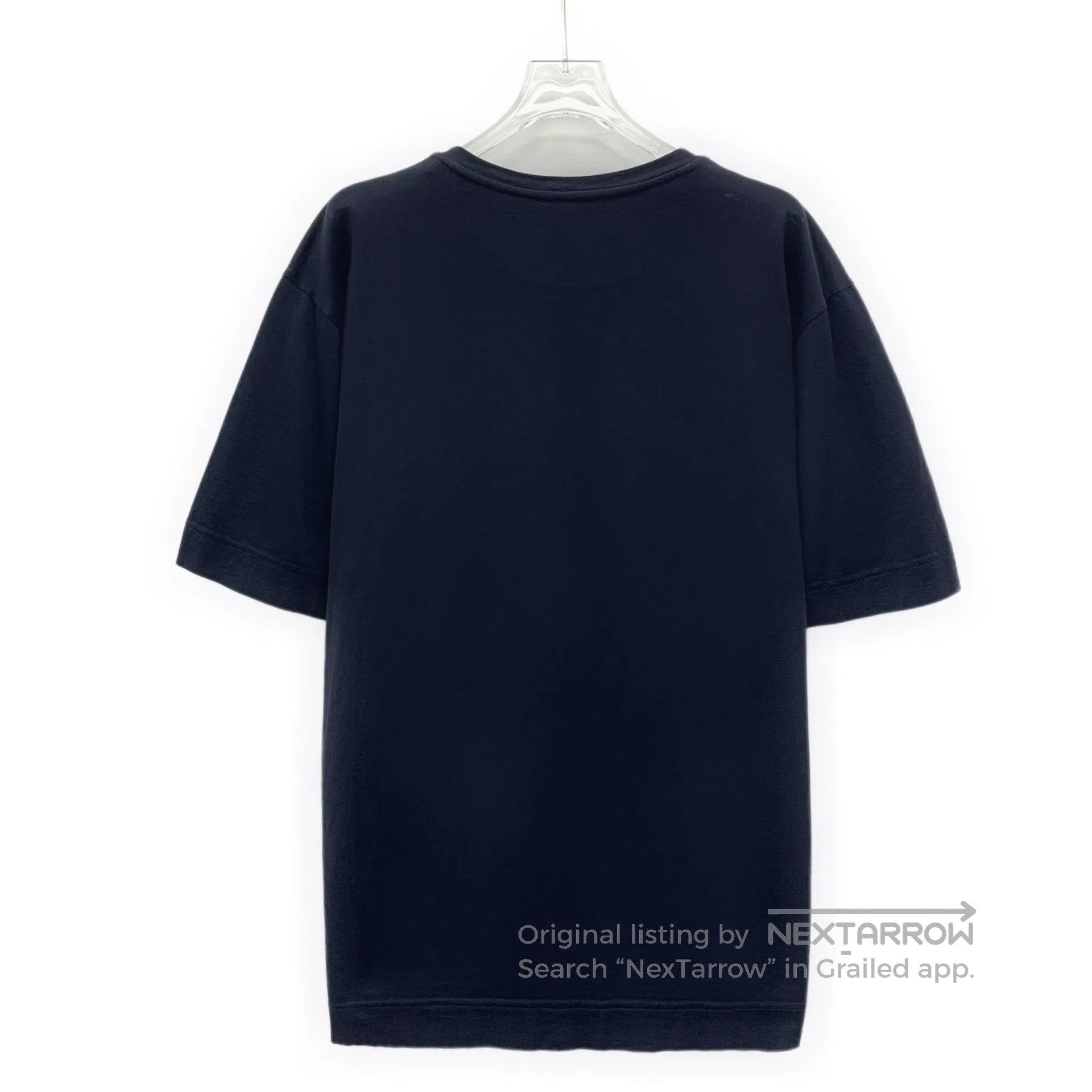 Fendi FENDI Dark blue cotton round neck short sleeve T-shirt wit Size US M / EU 48-50 / 2 - 2 Thumbnail