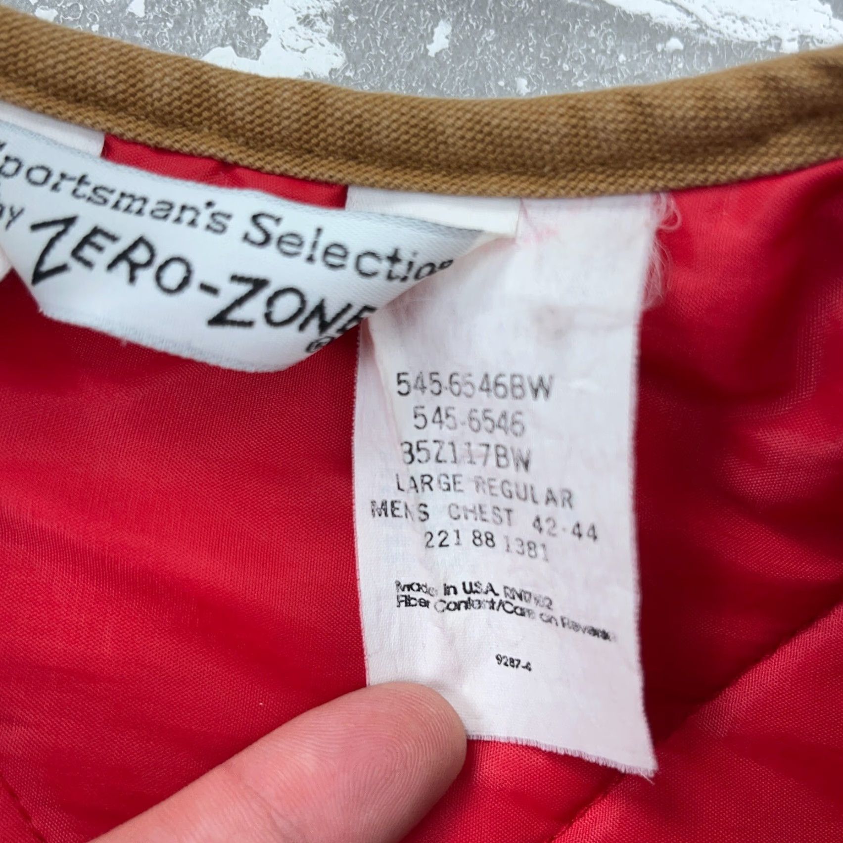 Vintage VINTAGE Zero Zone Vest Jacket Men L Brown Canvas Insulated Zip Pockets Quilted Utility Casual Workwear Fall Winter Spring Size US L / EU 52-54 / 3 - 2 Thumbnail