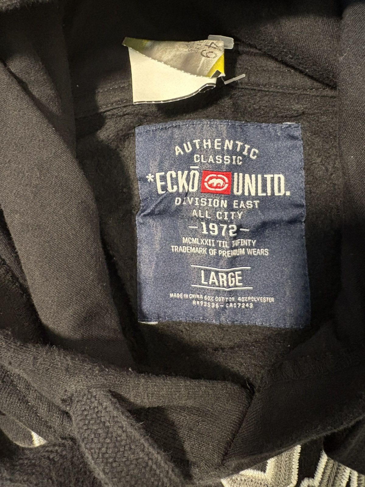 Ecko Unltd. Vtg Ecko Unltd Rhino Brand Embroidered Pullover Hoodie SizeL Size US L / EU 52-54 / 3 - 7 Thumbnail