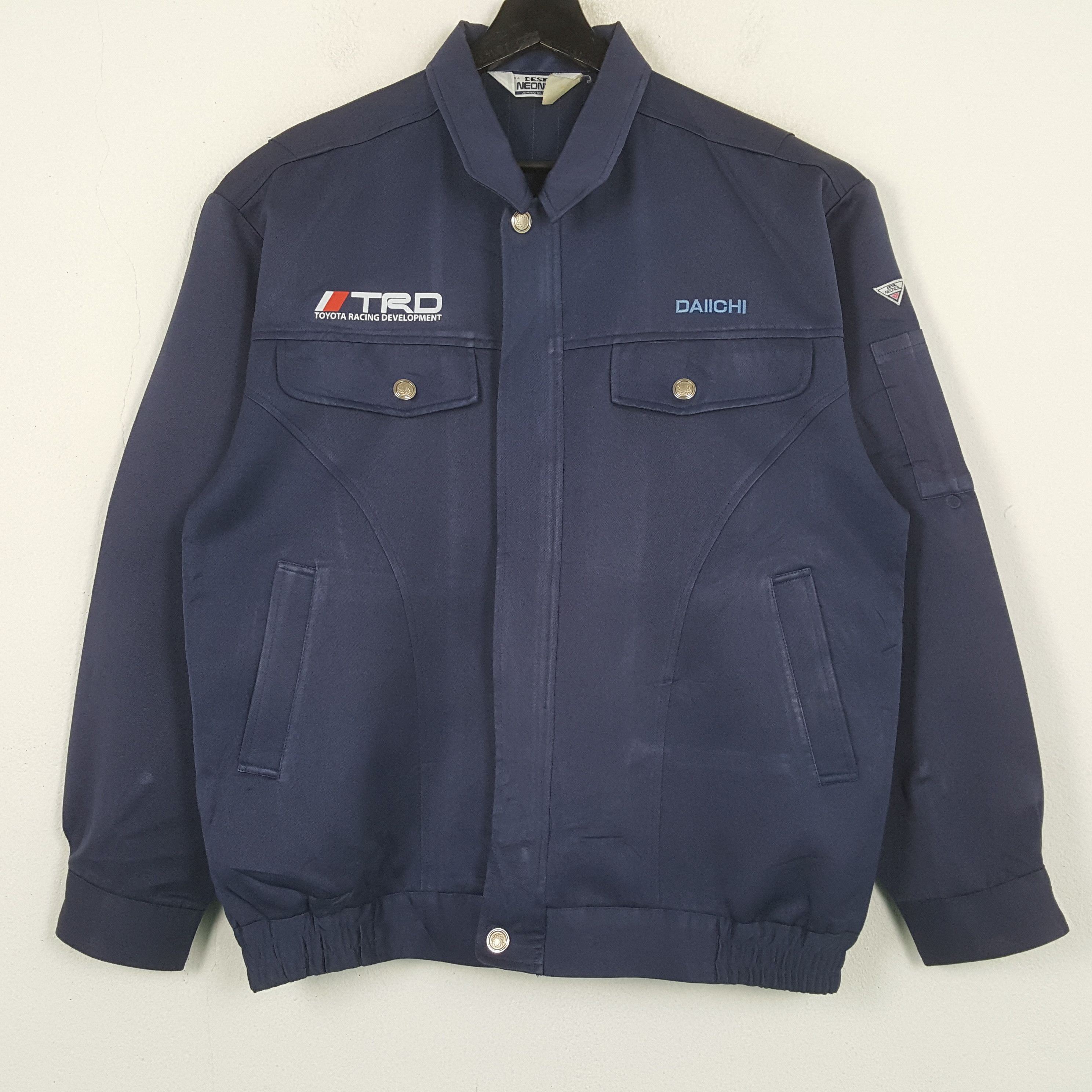 Vintage TRD TOYOTA RACING Motorsports Custom Art Jacket C293N4 Size US L / EU 52-54 / 3 - 3 Thumbnail