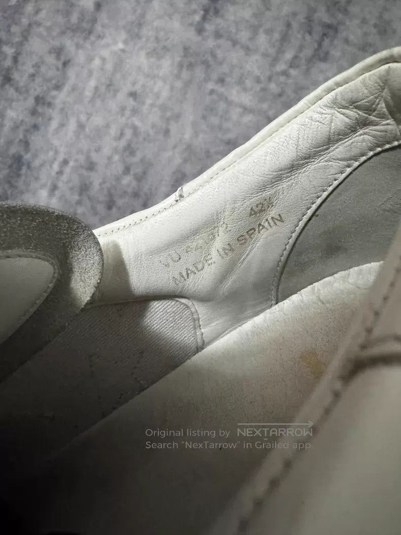 Saint Laurent Paris Saint Laurent Paris Calfskin Low-top White Gold Embroidere Size US 9.5 / EU 42-43 - 4 Thumbnail