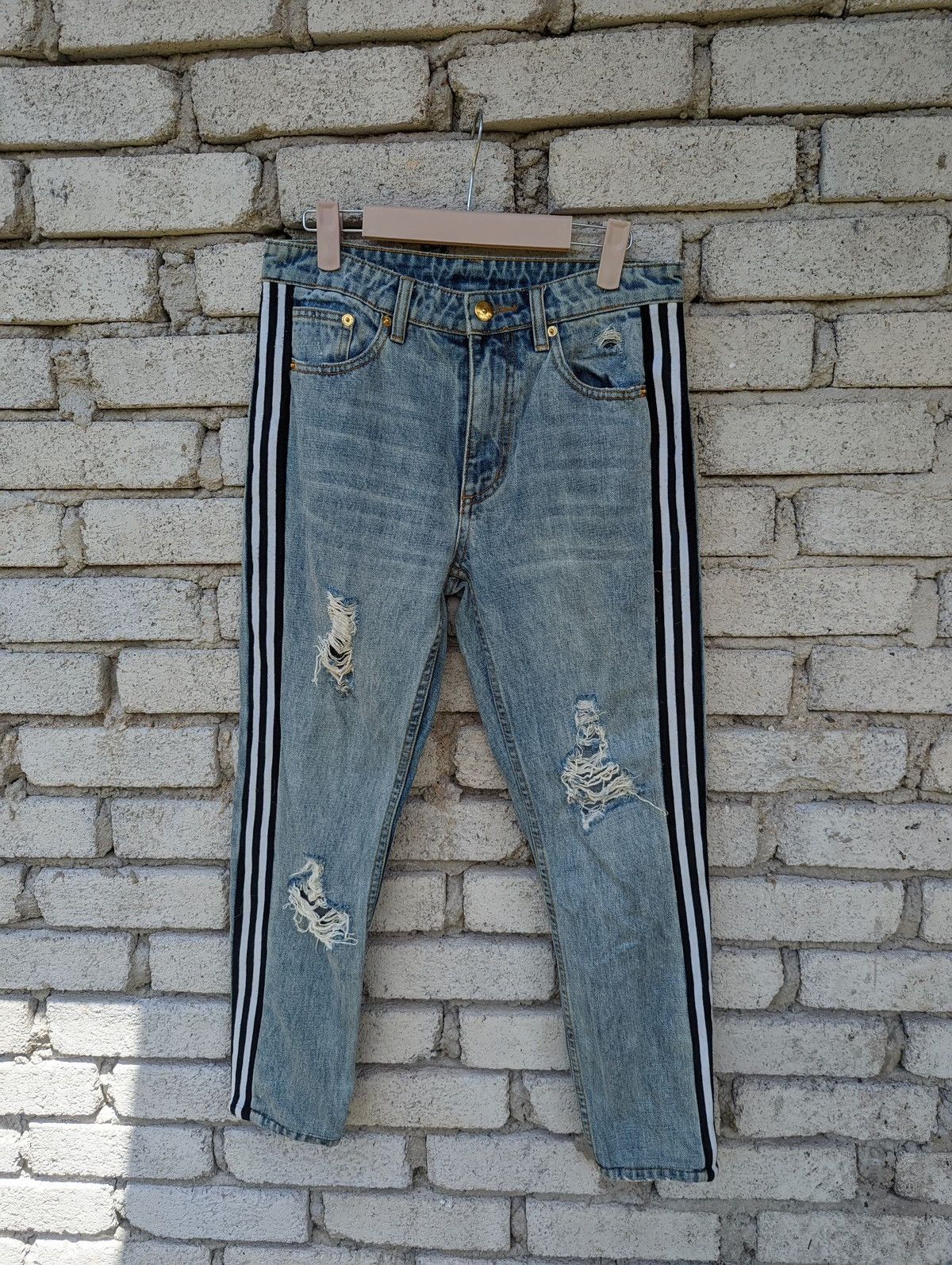 P.E Nation PE Nation Destress Jeans Size 30" / US 8 / IT 44 - 1 Thumbnail